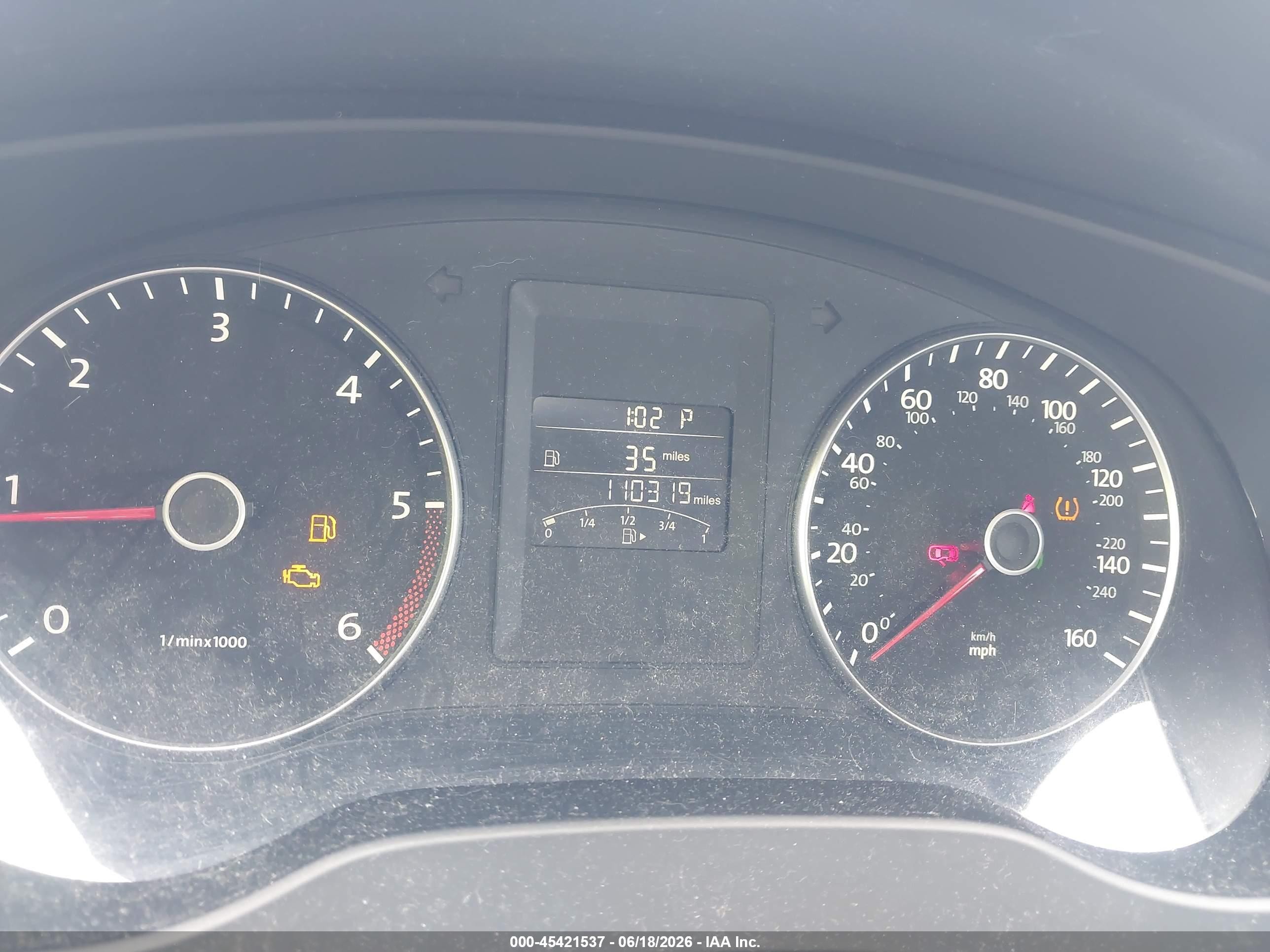 2013 Volkswagen Jetta 2.0l Tdi Gold vin: 3VWLL7AJXDM202381