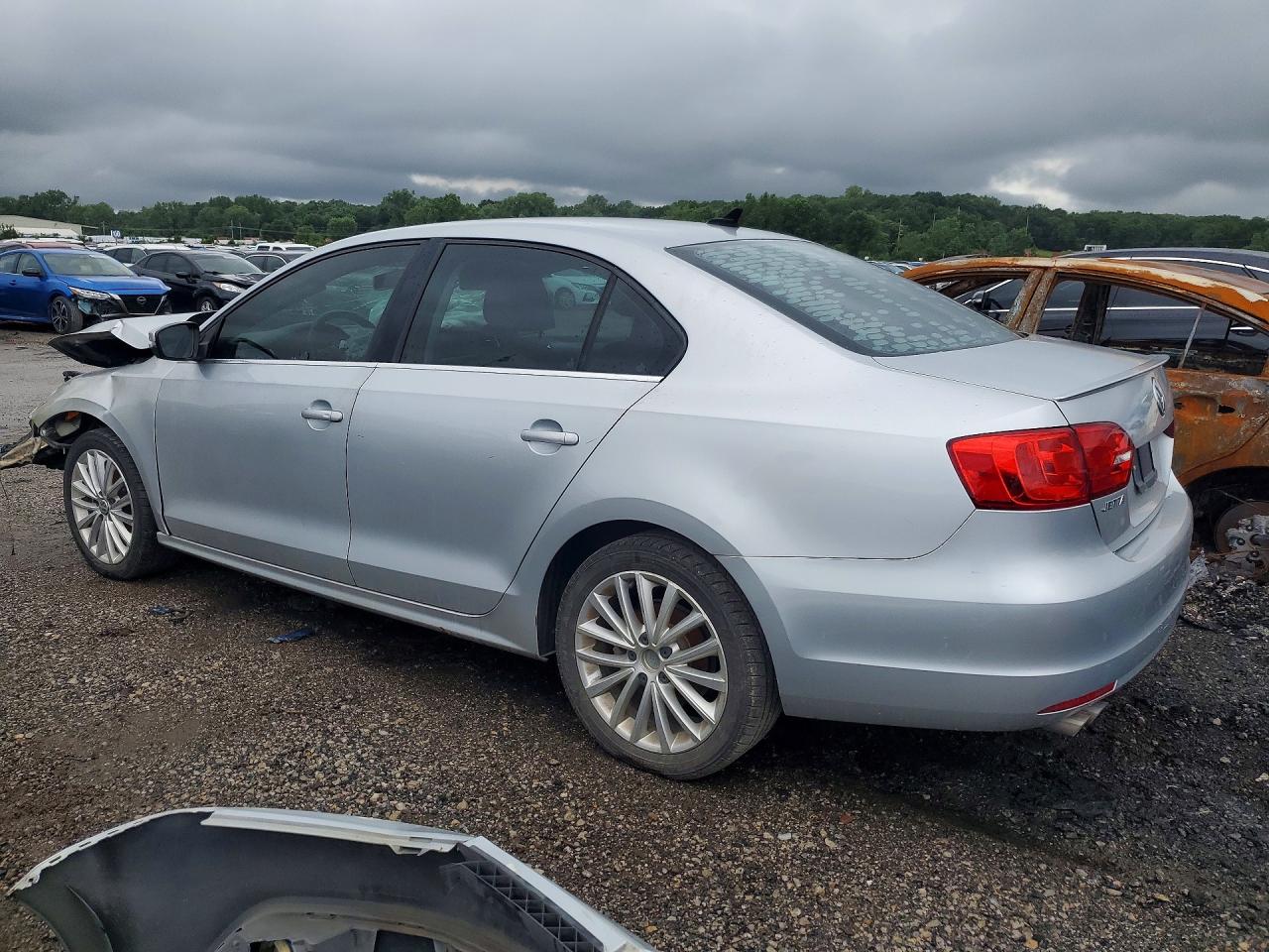 2013 Volkswagen Jetta Tdi Silver vin: 3VWLL7AJXDM393042