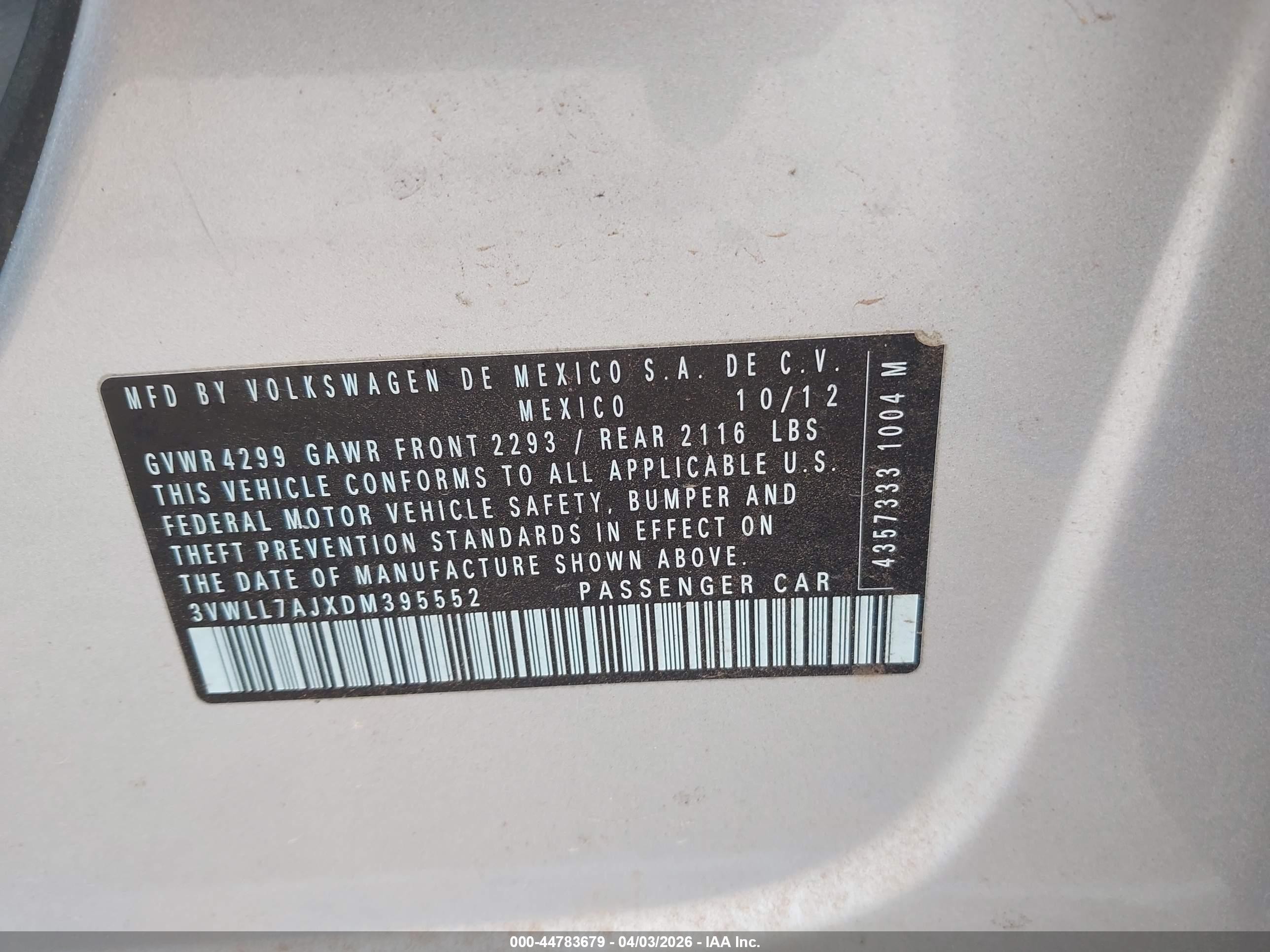 2013 Volkswagen Jetta 2.0l Tdi Silver vin: 3VWLL7AJXDM395552
