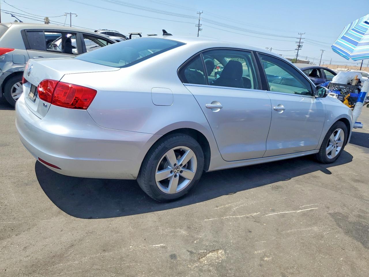 2013 Volkswagen Jetta Tdi Silver vin: 3VWLL7AJXDM414844