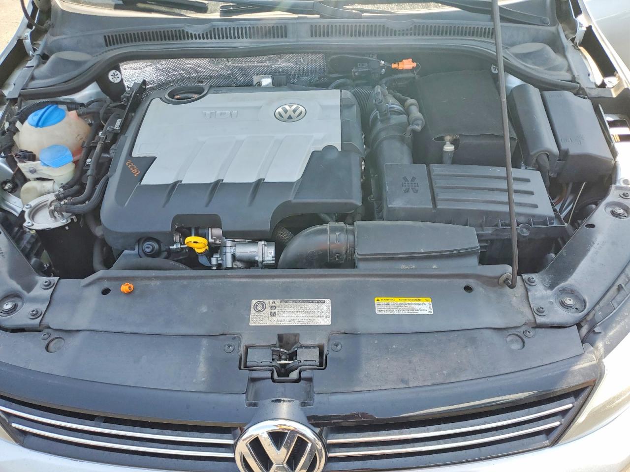 2013 Volkswagen Jetta Tdi Silver vin: 3VWLL7AJXDM414844