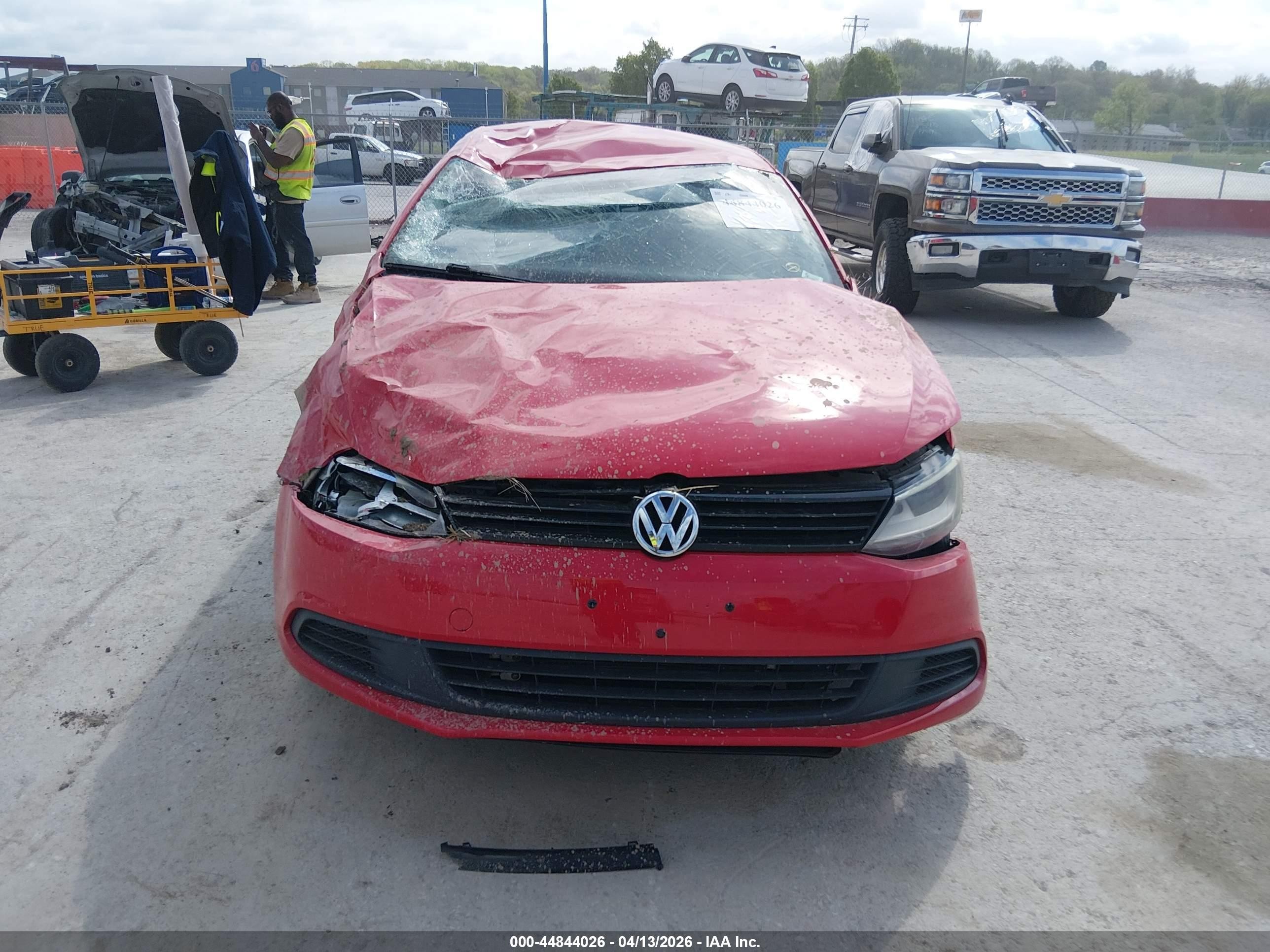 2014 Volkswagen Jetta 2.0l Tdi Value Edition Red vin: 3VWLL7AJXEM301350