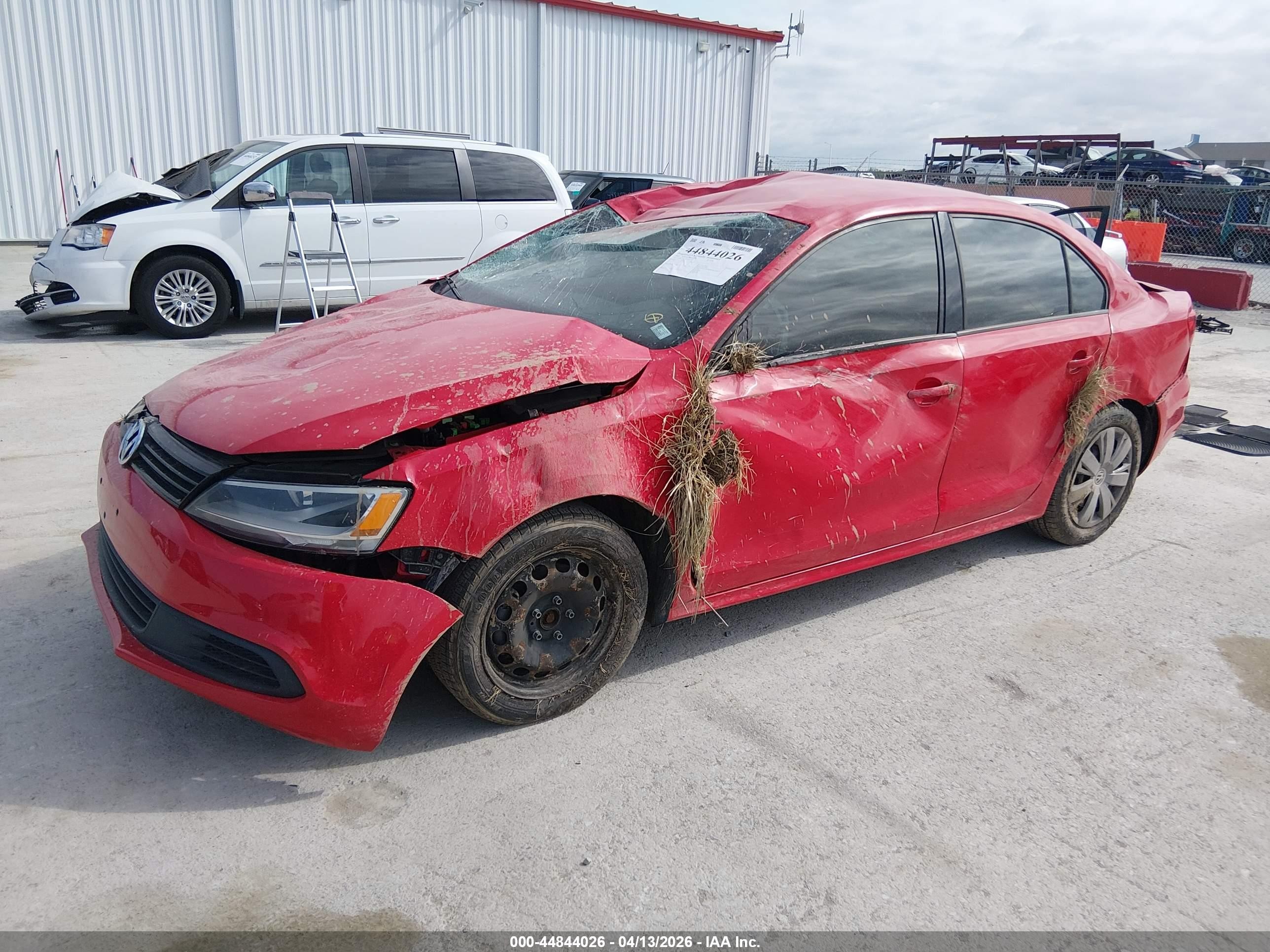 2014 Volkswagen Jetta 2.0l Tdi Value Edition Red vin: 3VWLL7AJXEM301350