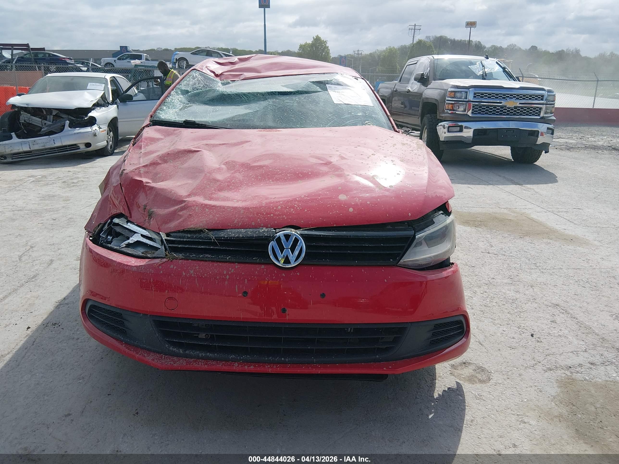2014 Volkswagen Jetta 2.0l Tdi Value Edition Red vin: 3VWLL7AJXEM301350