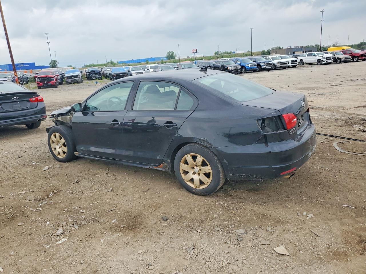 2014 Volkswagen Jetta Tdi Black vin: 3VWLL7AJXEM304197
