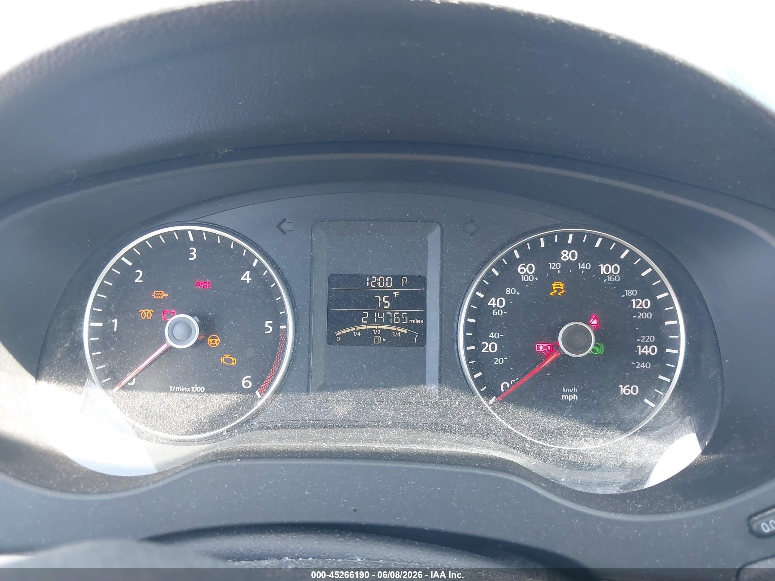 2014 Volkswagen Jetta 2.0l Tdi Blue vin: 3VWLL7AJXEM309447