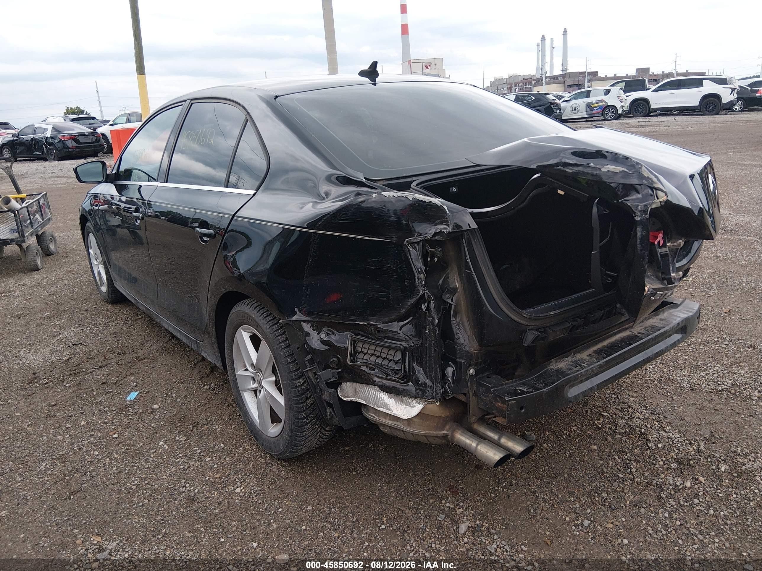 2014 Volkswagen Jetta 2.0l Tdi Черный vin: 3VWLL7AJXEM351911