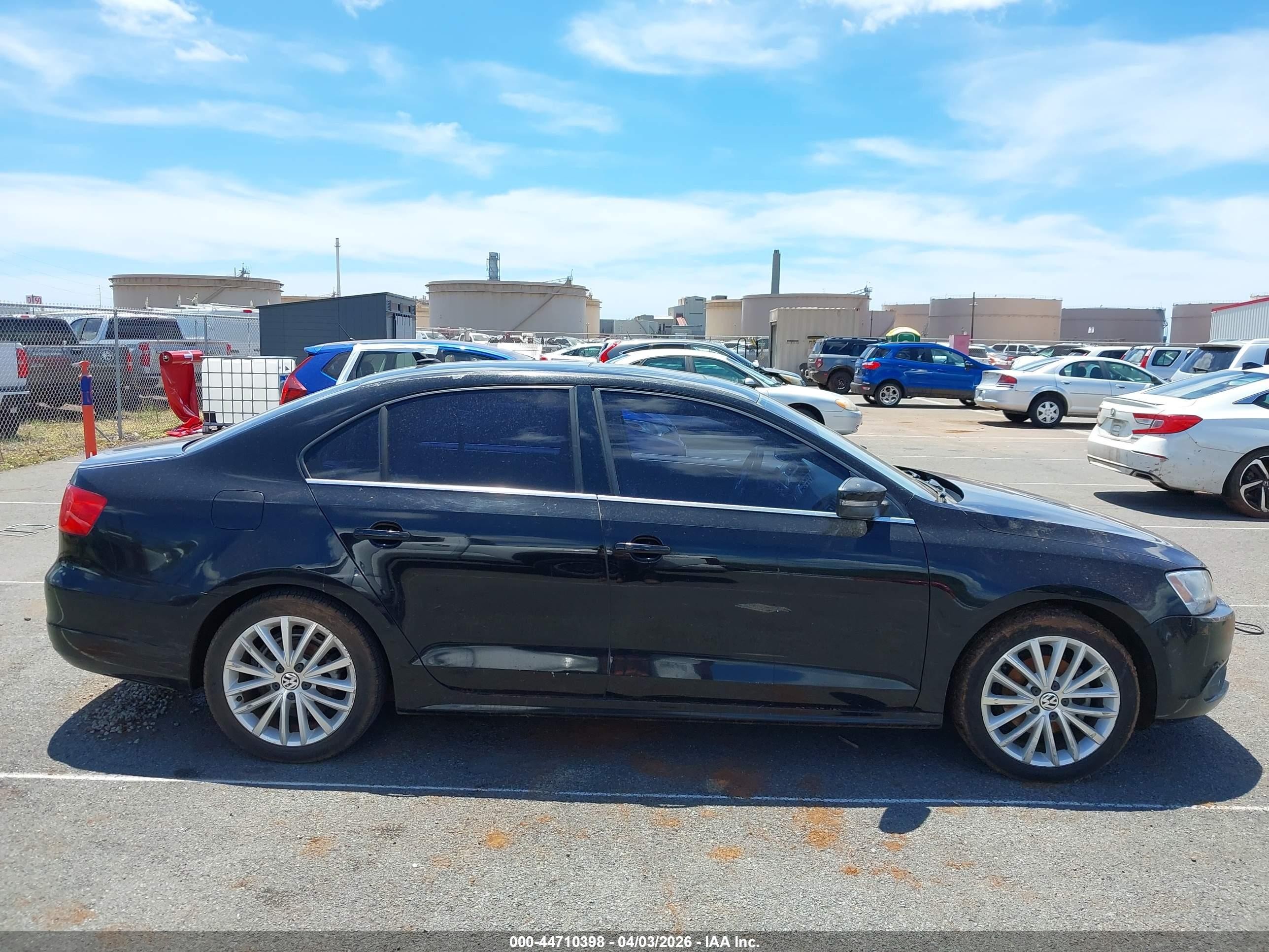 2014 Volkswagen Jetta 2.0l Tdi Black vin: 3VWLL7AJXEM372631