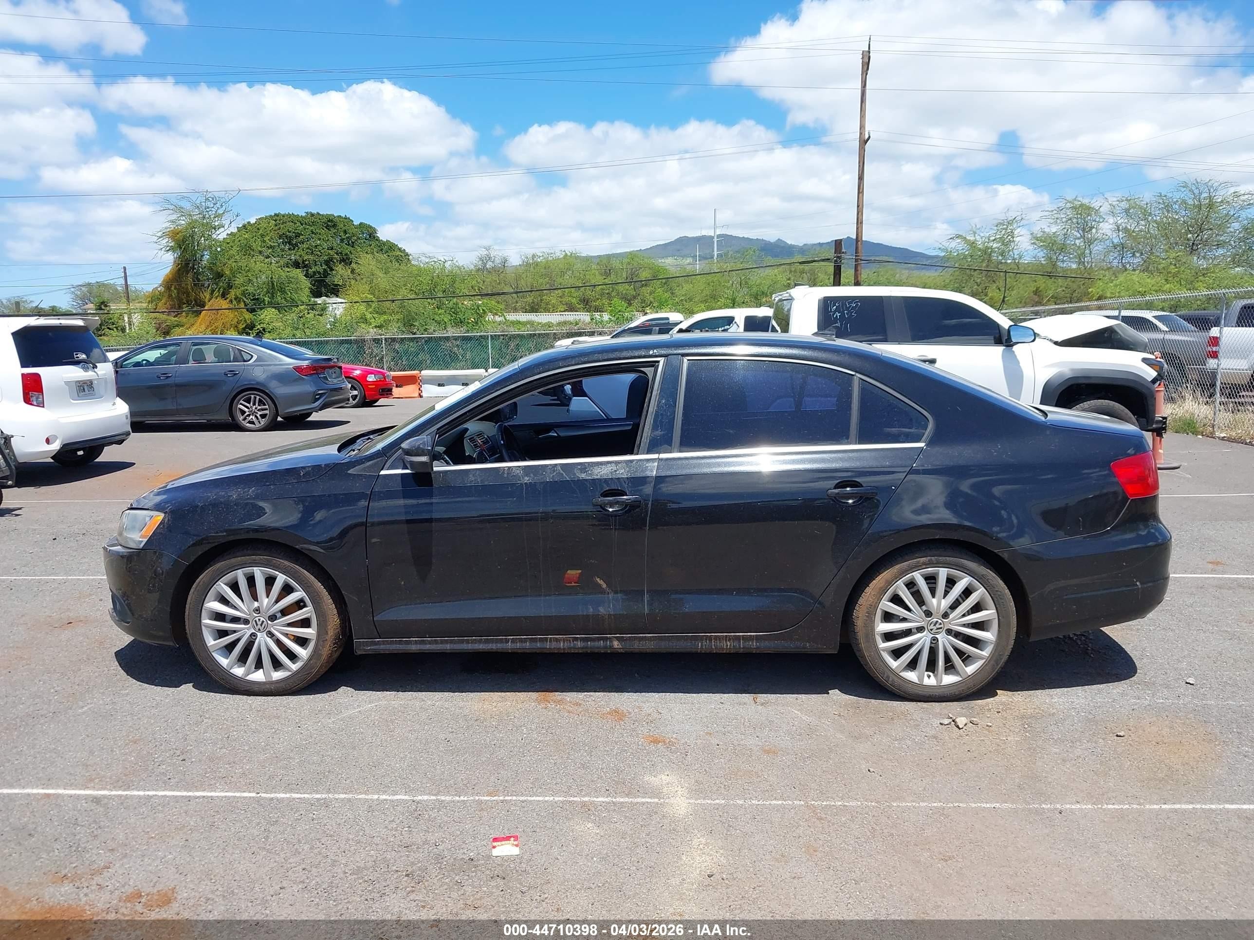 2014 Volkswagen Jetta 2.0l Tdi Black vin: 3VWLL7AJXEM372631
