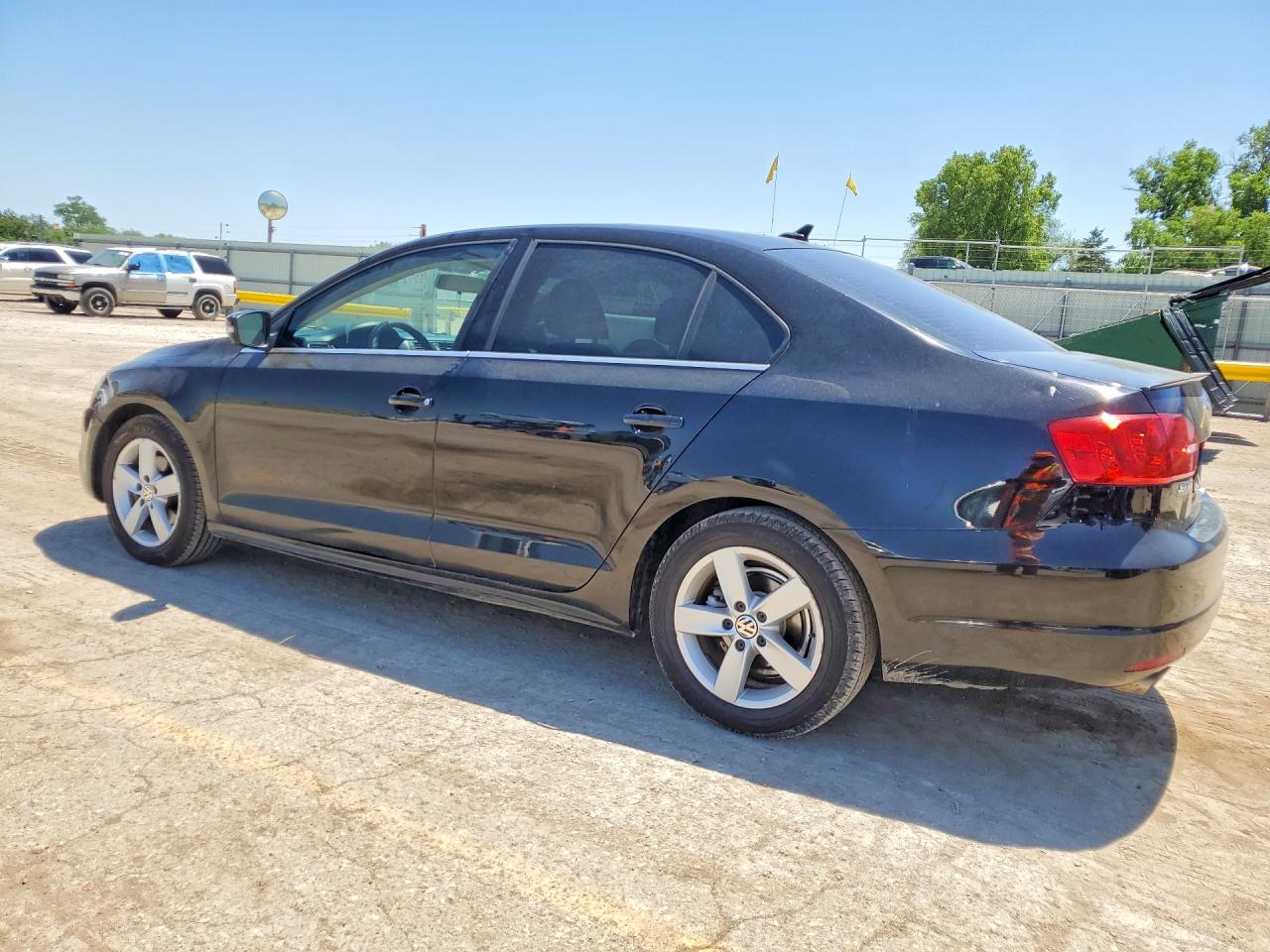 2014 Volkswagen Jetta Tdi Black vin: 3VWLL7AJXEM404574