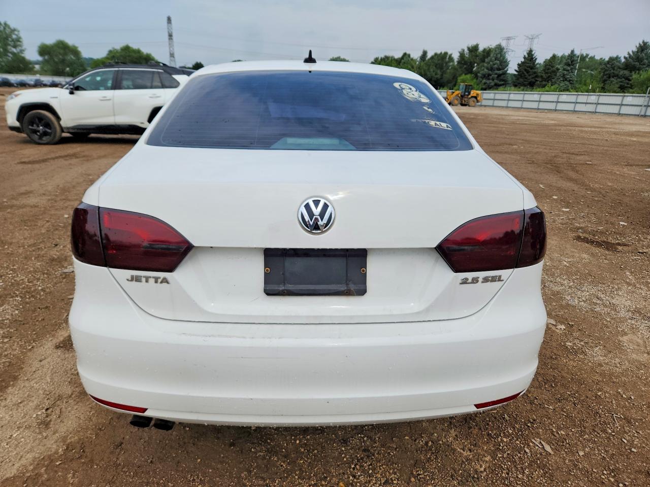 2012 Volkswagen Jetta Sel Белый vin: 3VWLP7AJ1CM327272