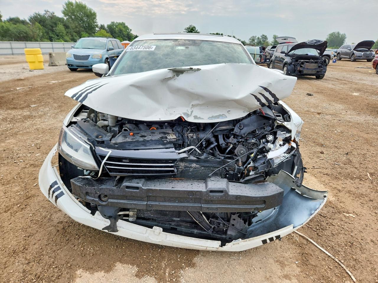 2012 Volkswagen Jetta Sel Белый vin: 3VWLP7AJ1CM327272