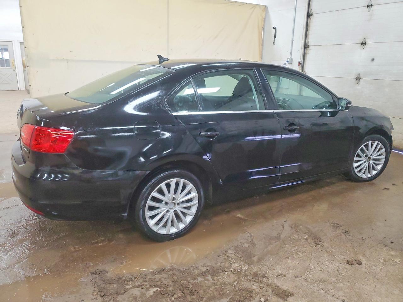 2013 Volkswagen Jetta Sel Black vin: 3VWLP7AJ1DM258066