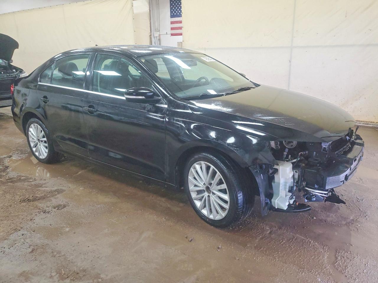 2013 Volkswagen Jetta Sel Black vin: 3VWLP7AJ1DM258066