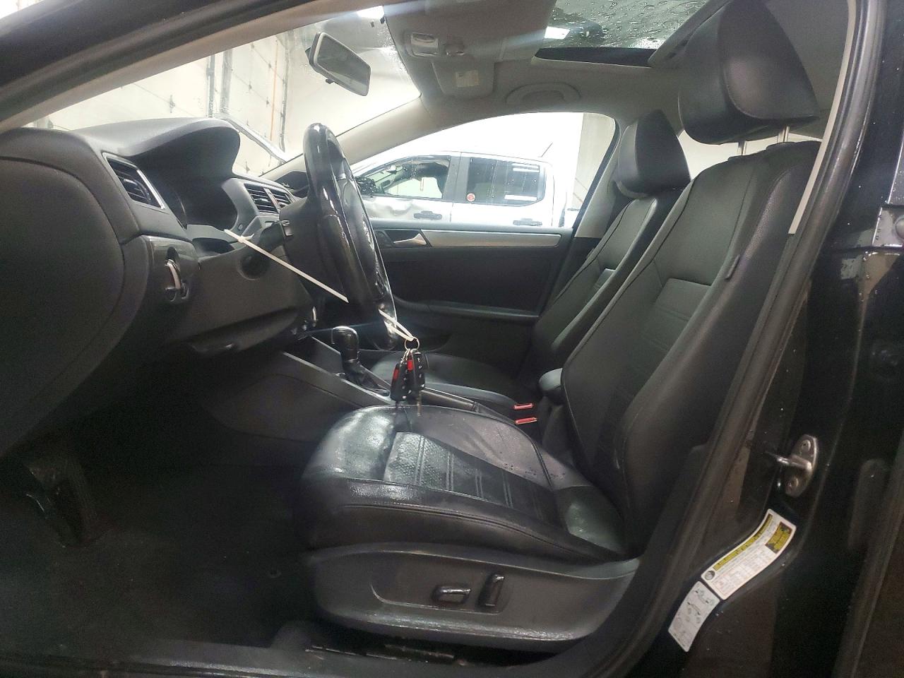 2013 Volkswagen Jetta Sel Black vin: 3VWLP7AJ1DM258066