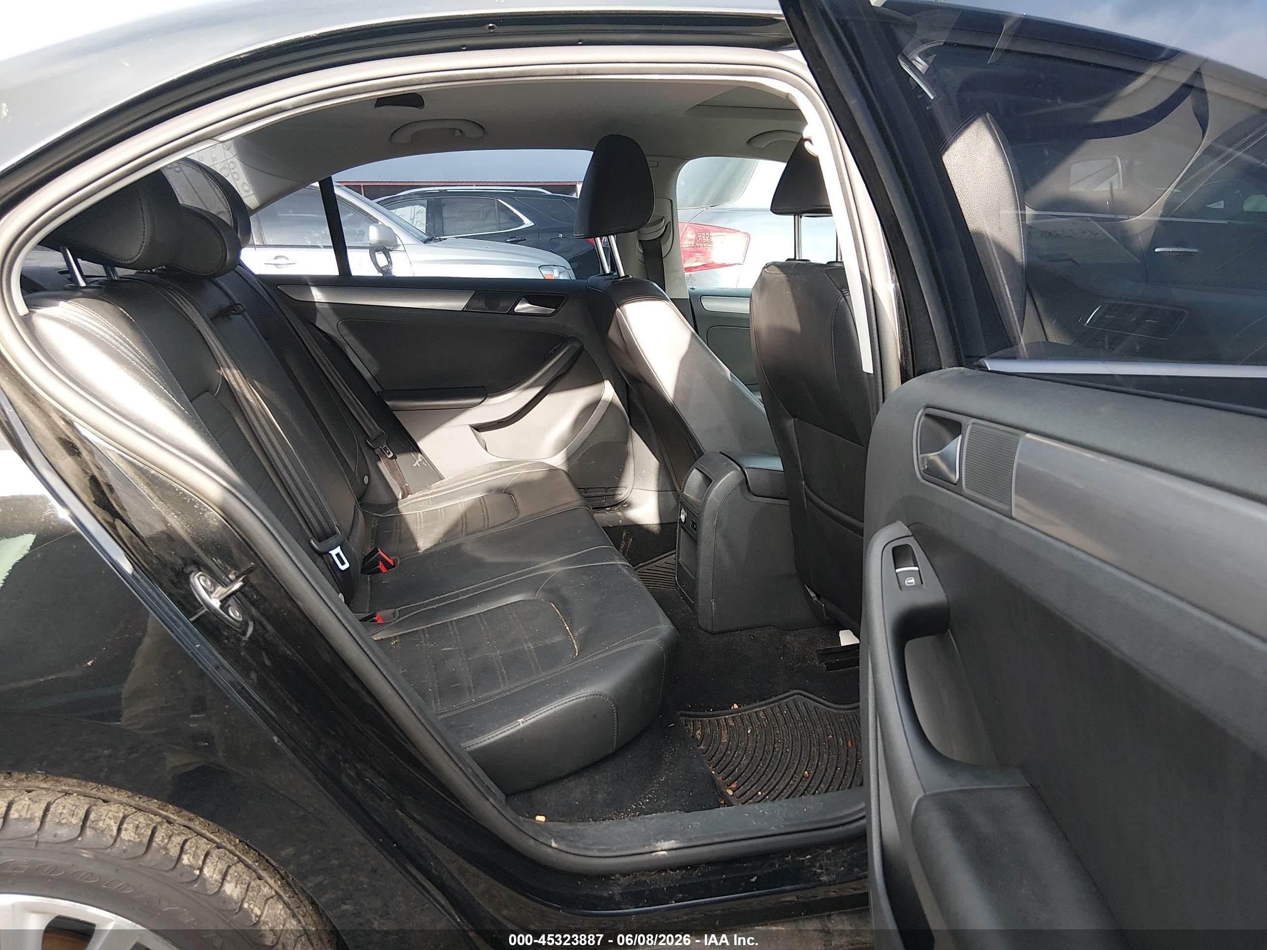 2013 Volkswagen Jetta 2.5l Sel Черный vin: 3VWLP7AJ1DM360063