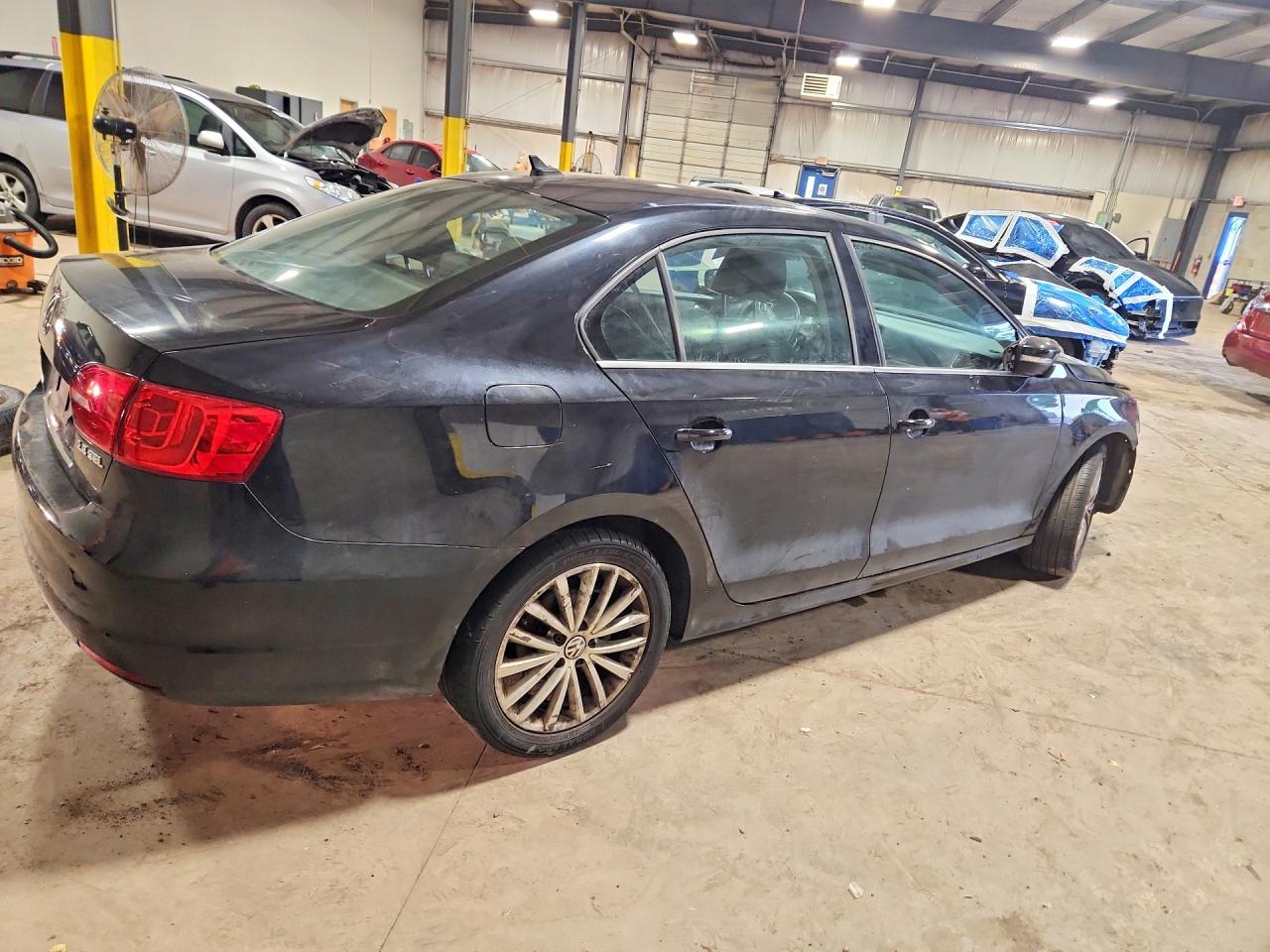 2013 Volkswagen Jetta Sel Черный vin: 3VWLP7AJ1DM413425