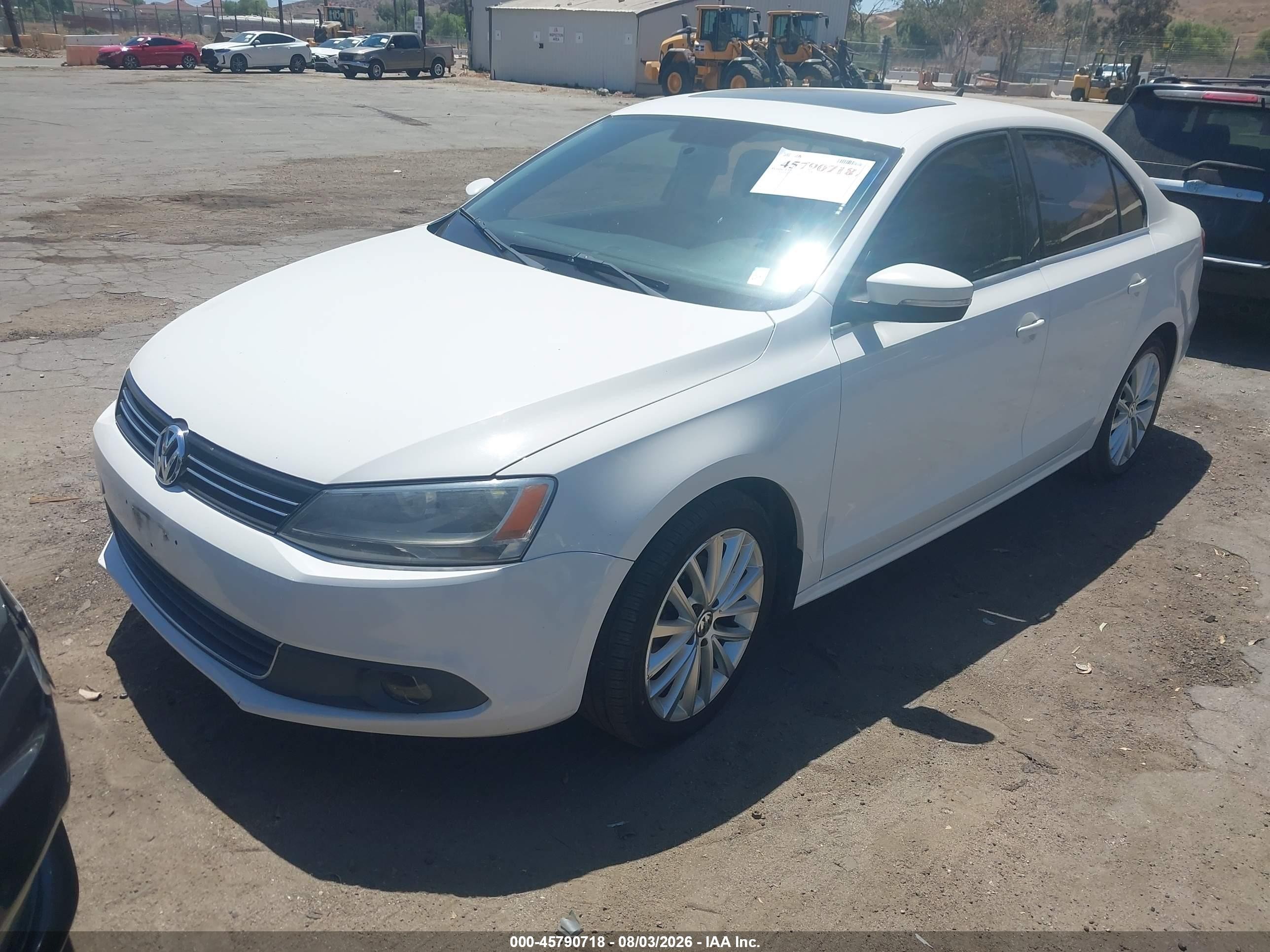 2013 Volkswagen Jetta 2.5l Sel White vin: 3VWLP7AJ1DM424232