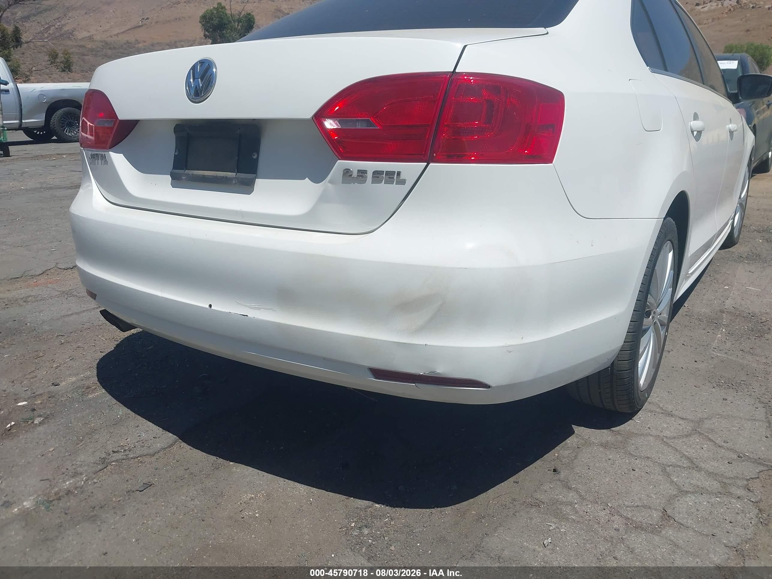 2013 Volkswagen Jetta 2.5l Sel White vin: 3VWLP7AJ1DM424232