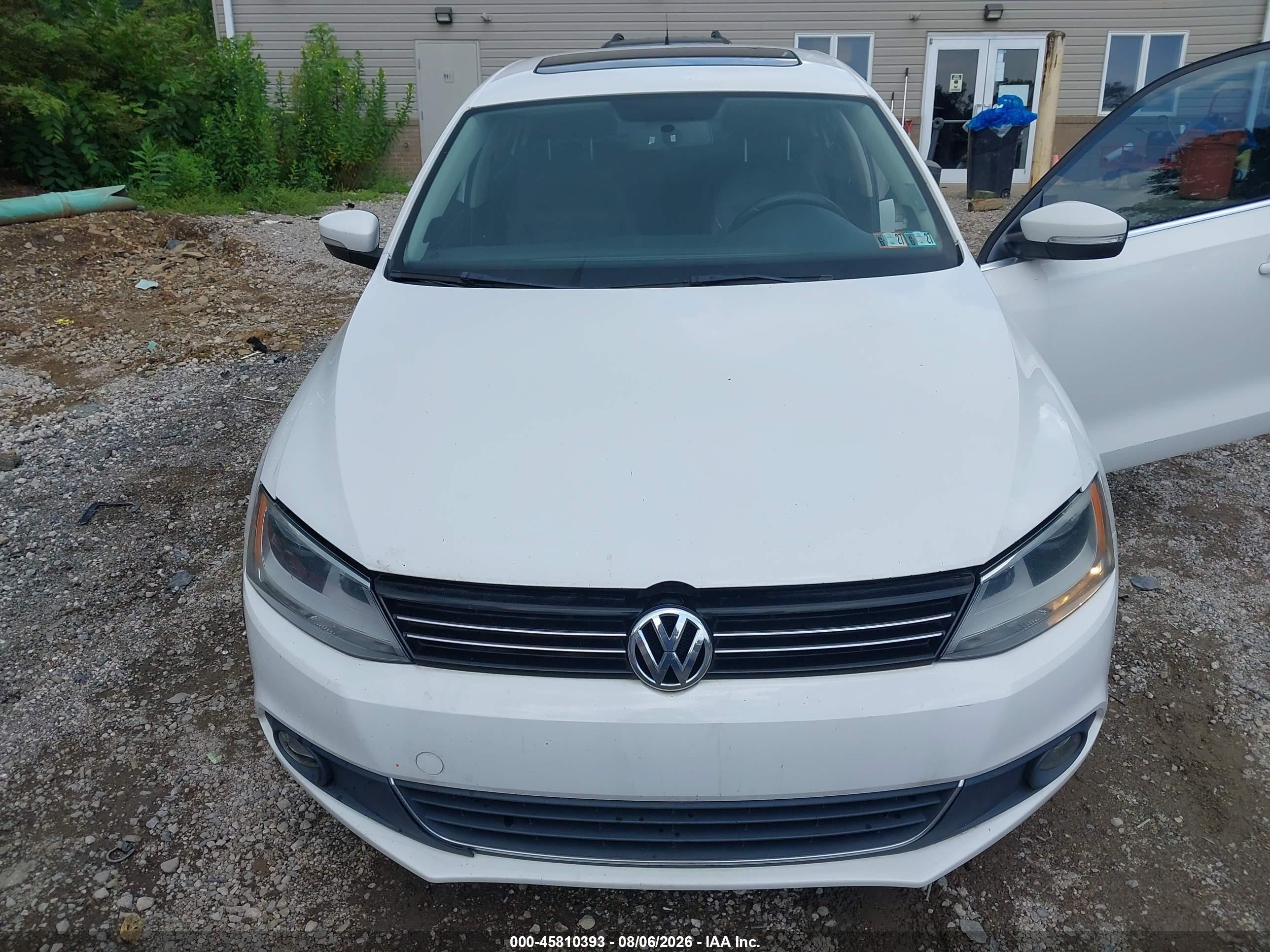 2012 Volkswagen Jetta 2.5l Sel White vin: 3VWLP7AJ2CM364007