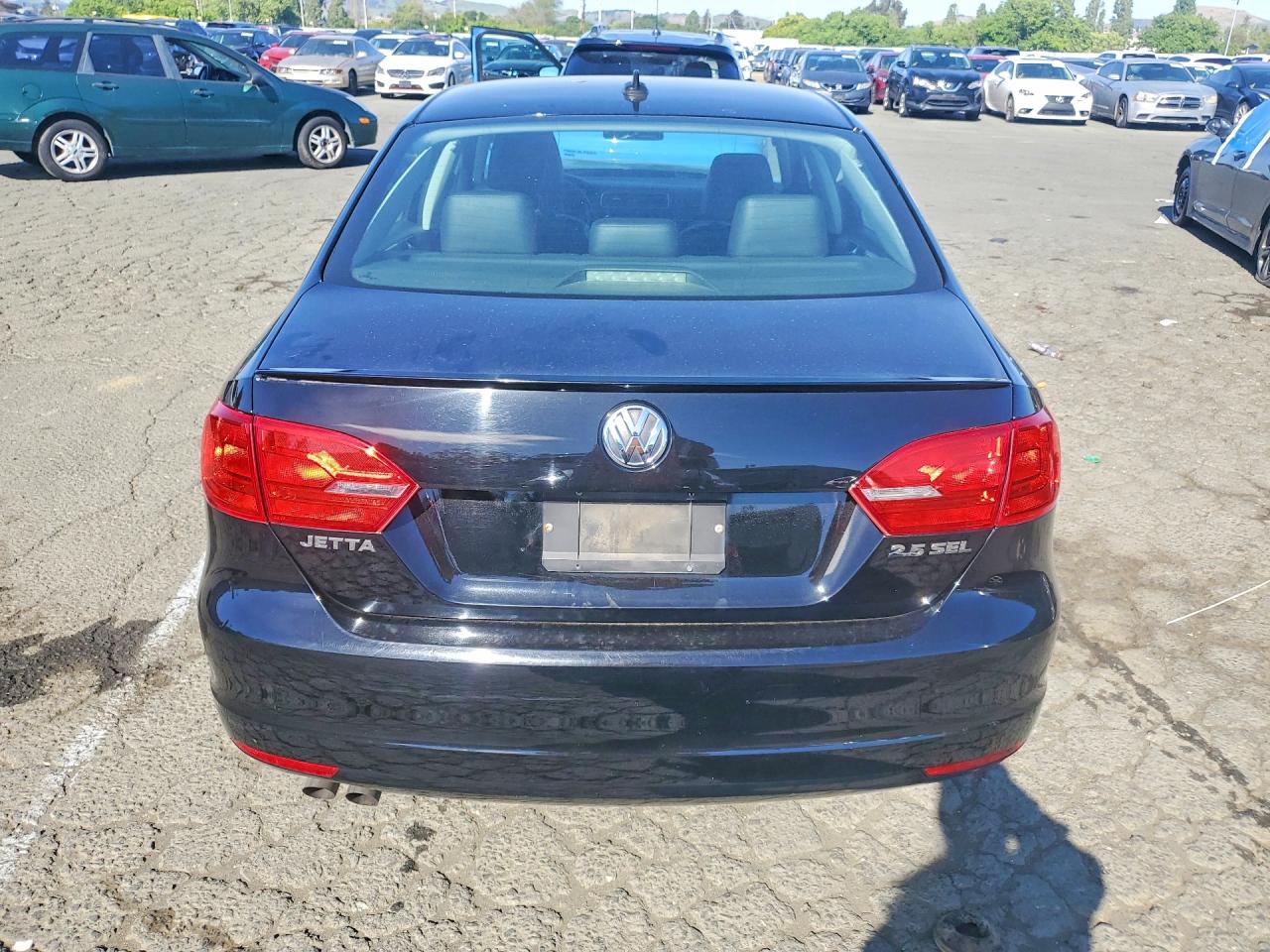 2013 Volkswagen Jetta Sel Black vin: 3VWLP7AJ2DM450970