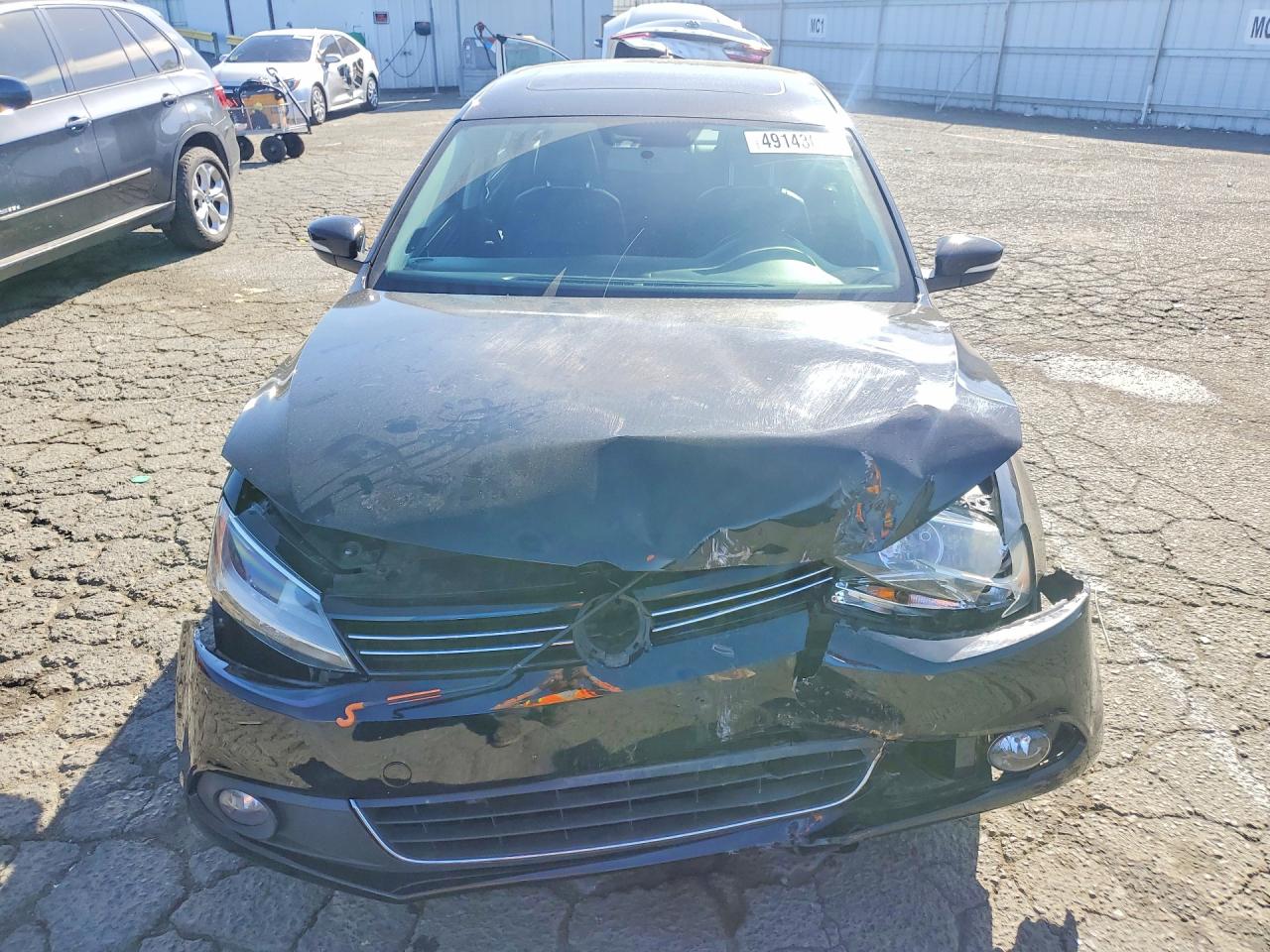 2013 Volkswagen Jetta Sel Black vin: 3VWLP7AJ2DM450970
