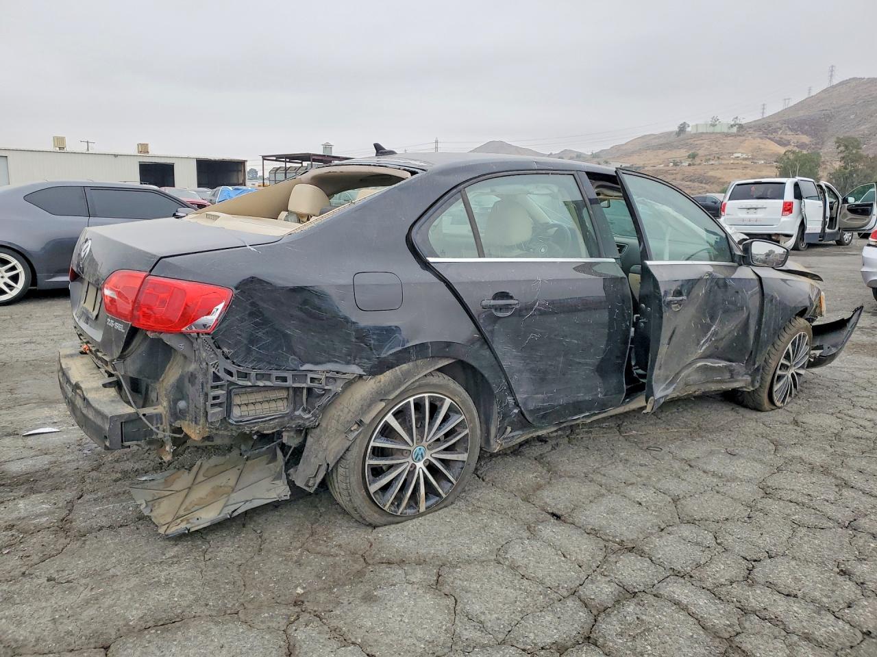2012 Volkswagen Jetta Sel Black vin: 3VWLP7AJ3CM131608