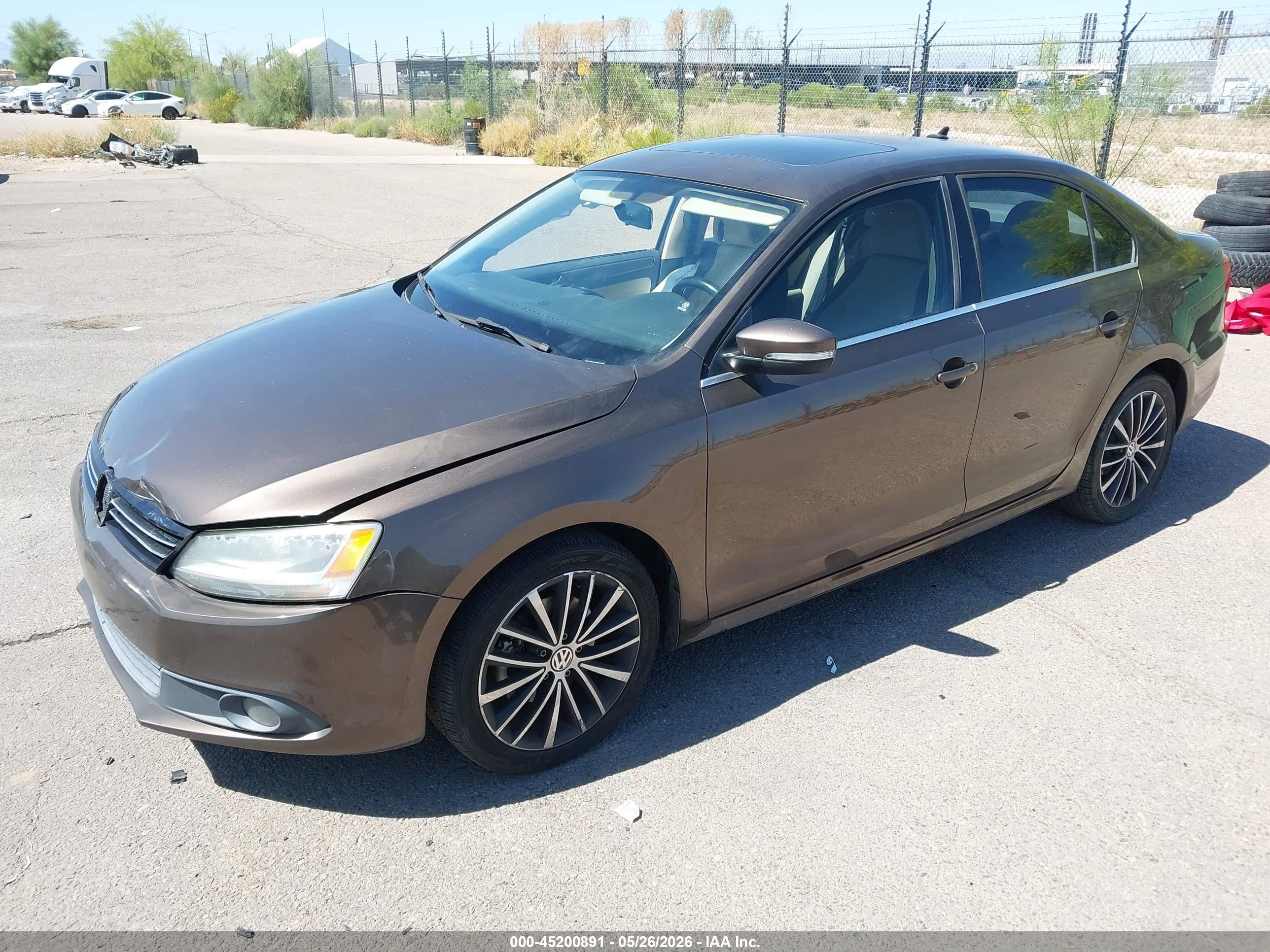 2012 Volkswagen Jetta 2.5l Sel Premium Brown vin: 3VWLP7AJ3CM471583