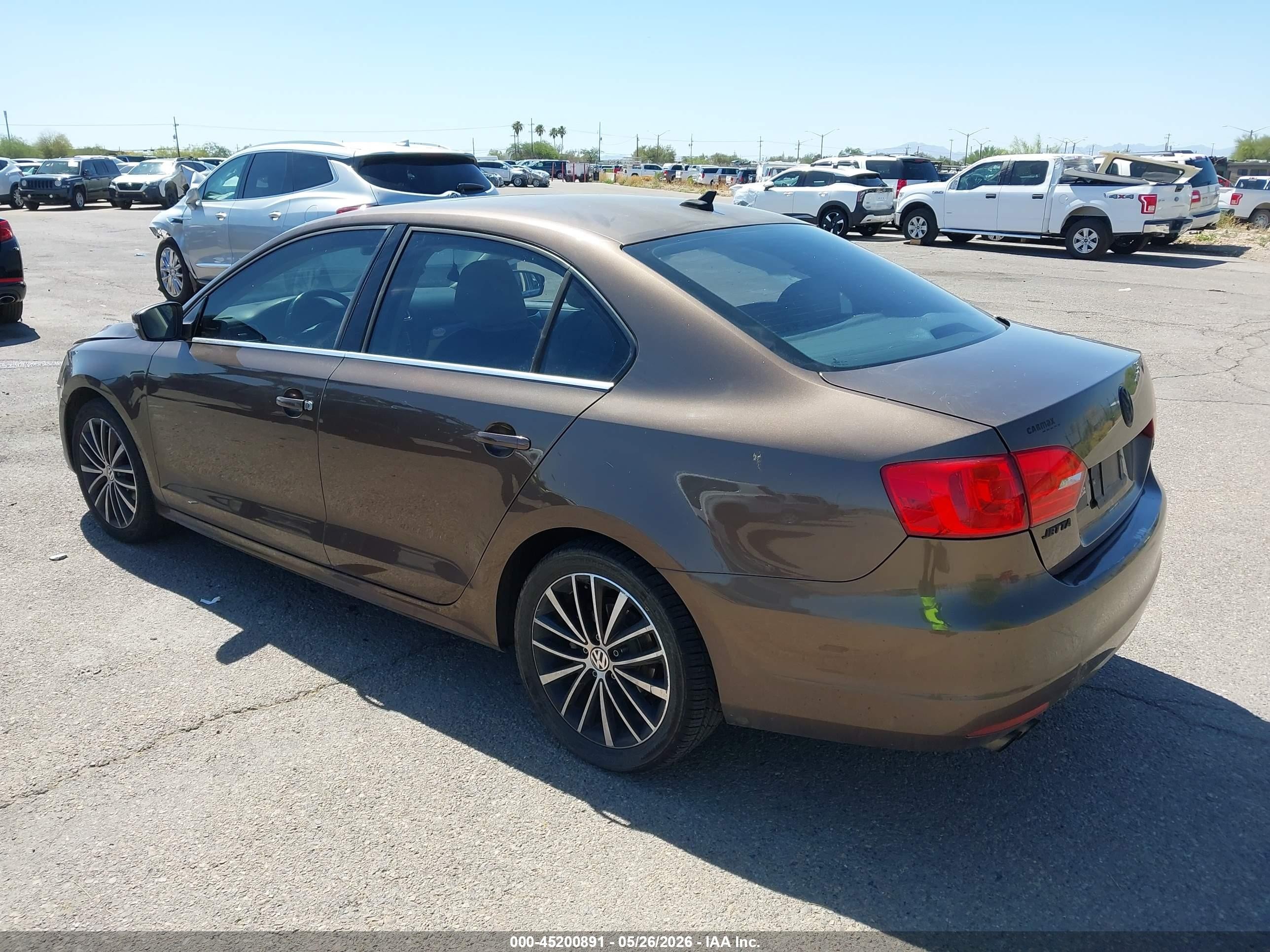 2012 Volkswagen Jetta 2.5l Sel Premium Brown vin: 3VWLP7AJ3CM471583