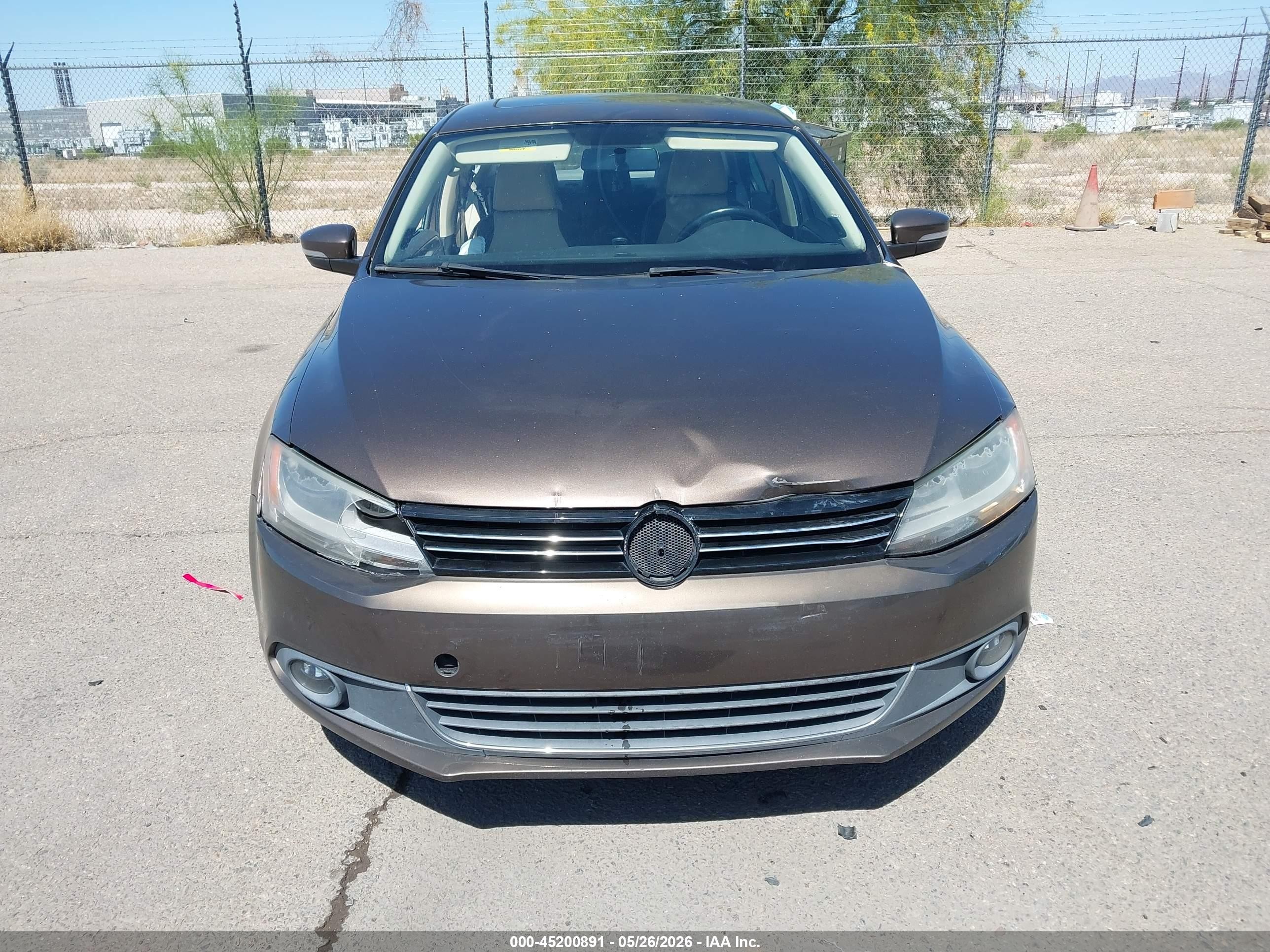 2012 Volkswagen Jetta 2.5l Sel Premium Brown vin: 3VWLP7AJ3CM471583