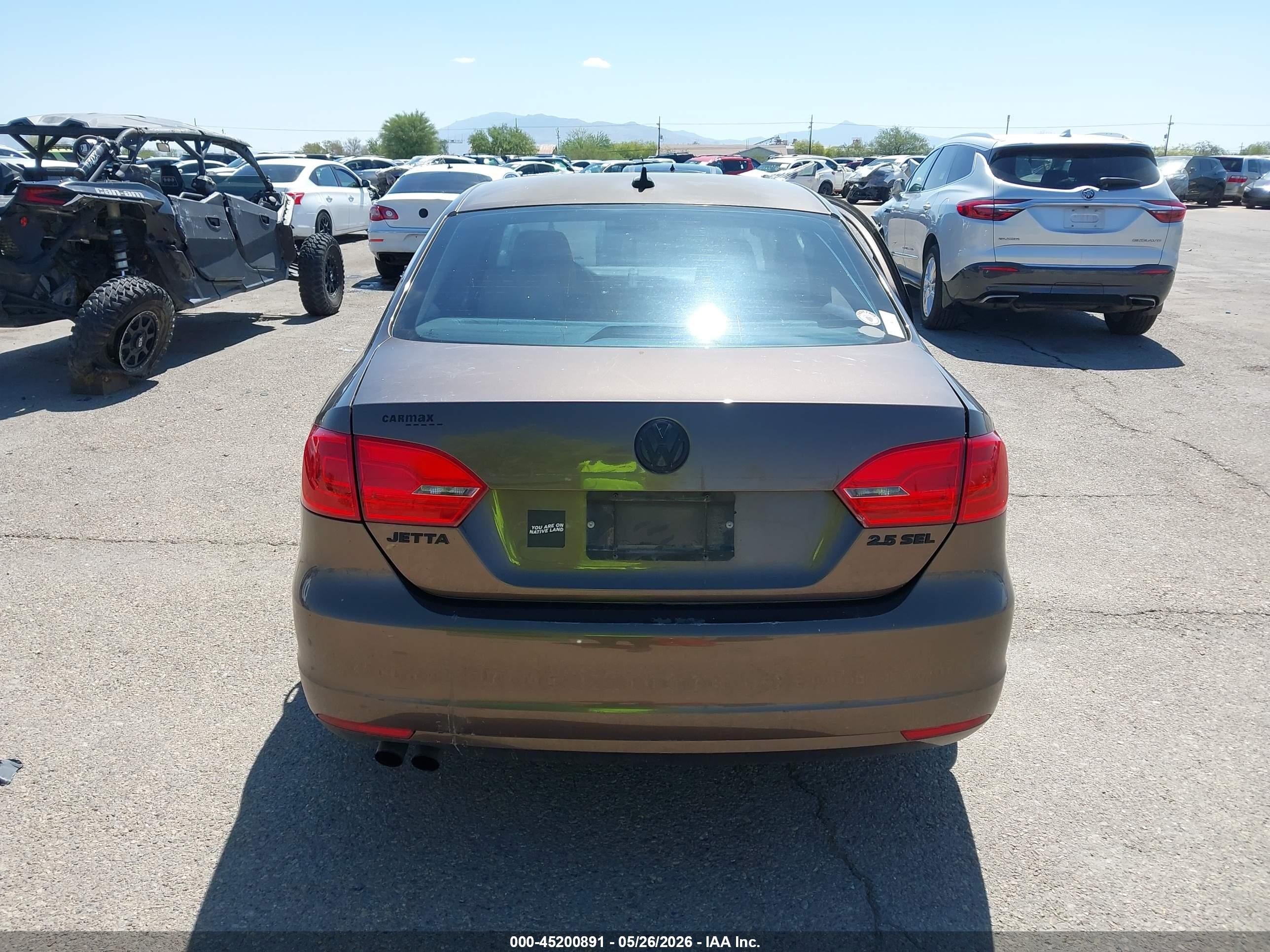 2012 Volkswagen Jetta 2.5l Sel Premium Brown vin: 3VWLP7AJ3CM471583