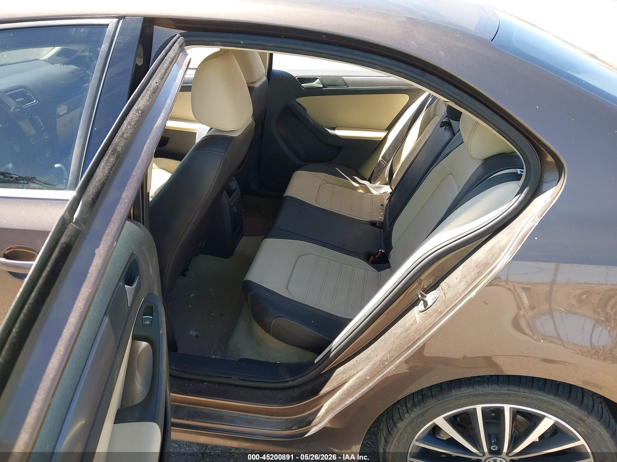 2012 Volkswagen Jetta 2.5l Sel Premium Brown vin: 3VWLP7AJ3CM471583