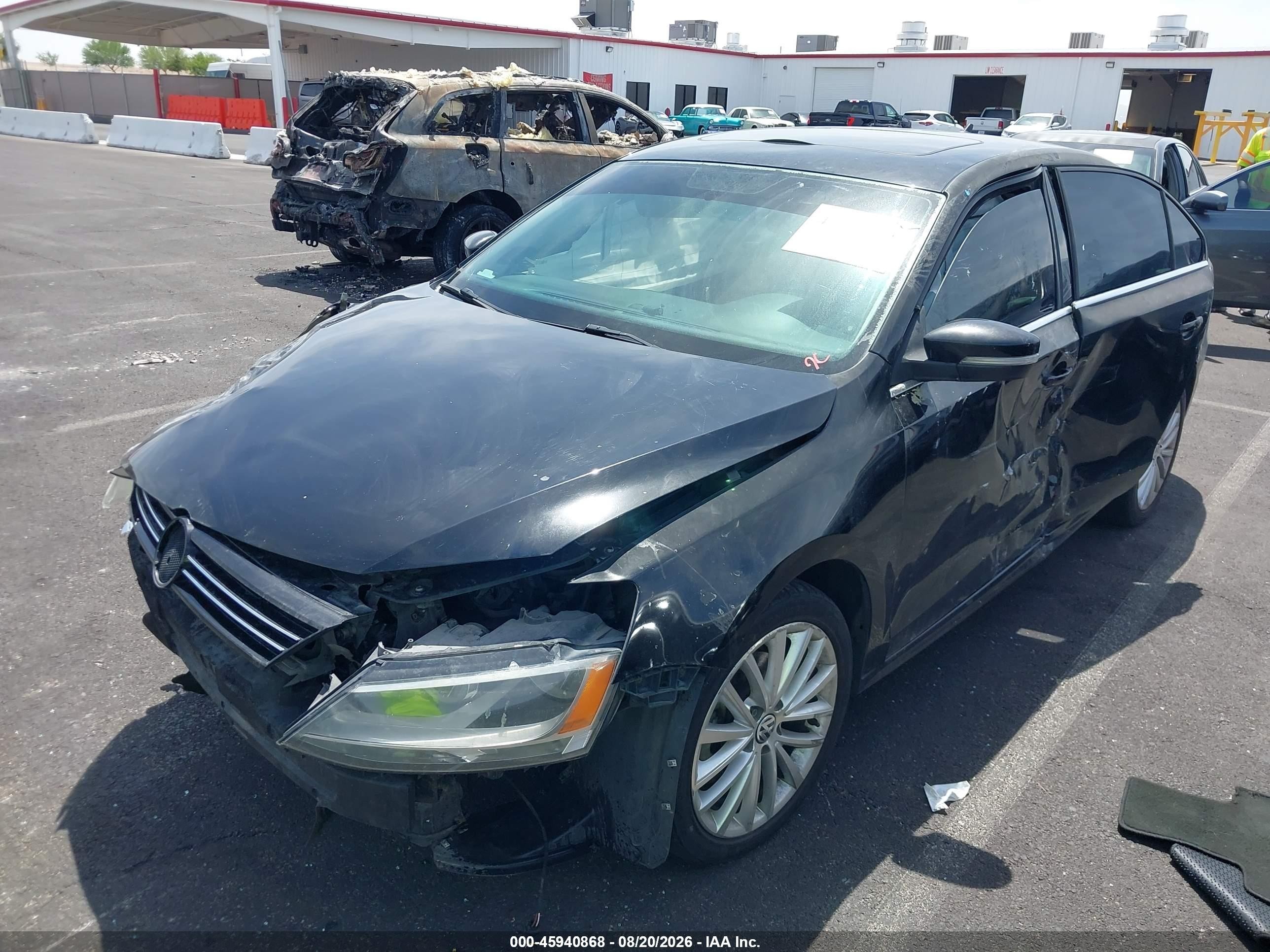 2013 Volkswagen Jetta 2.5l Sel Black vin: 3VWLP7AJ3DM434681