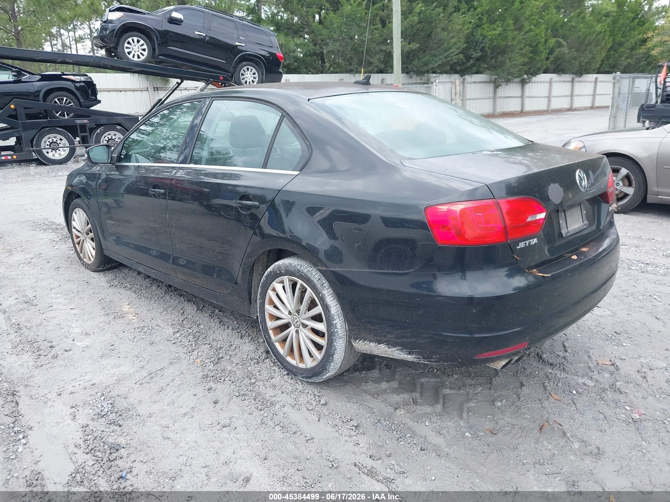 2013 Volkswagen Jetta 2.5l Sel Black vin: 3VWLP7AJ4DM236174