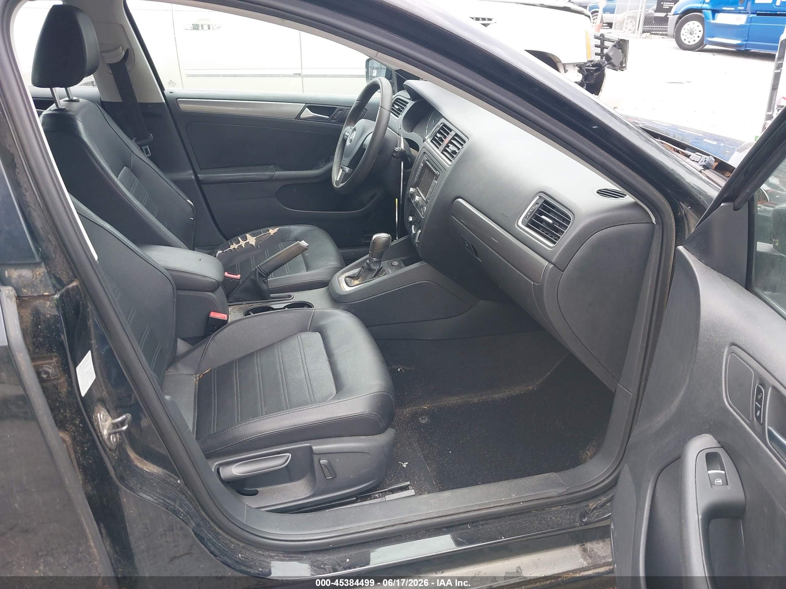 2013 Volkswagen Jetta 2.5l Sel Black vin: 3VWLP7AJ4DM236174