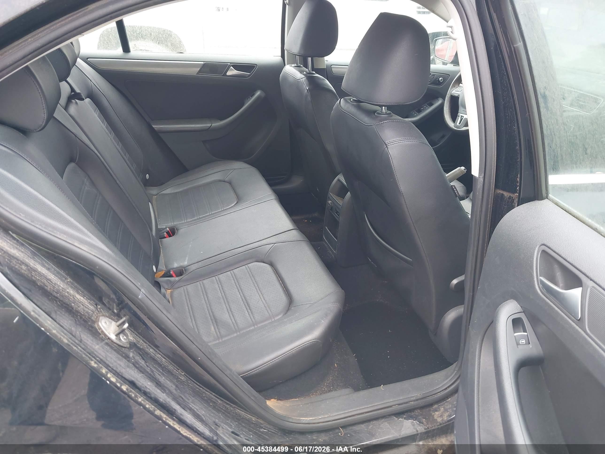 2013 Volkswagen Jetta 2.5l Sel Black vin: 3VWLP7AJ4DM236174