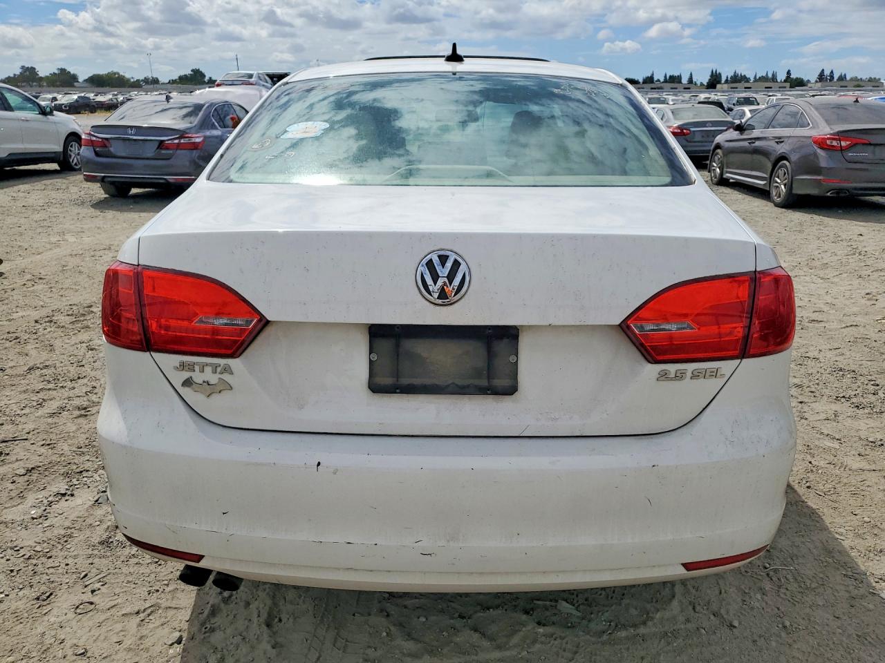 2013 Volkswagen Jetta Sel White vin: 3VWLP7AJ4DM358405