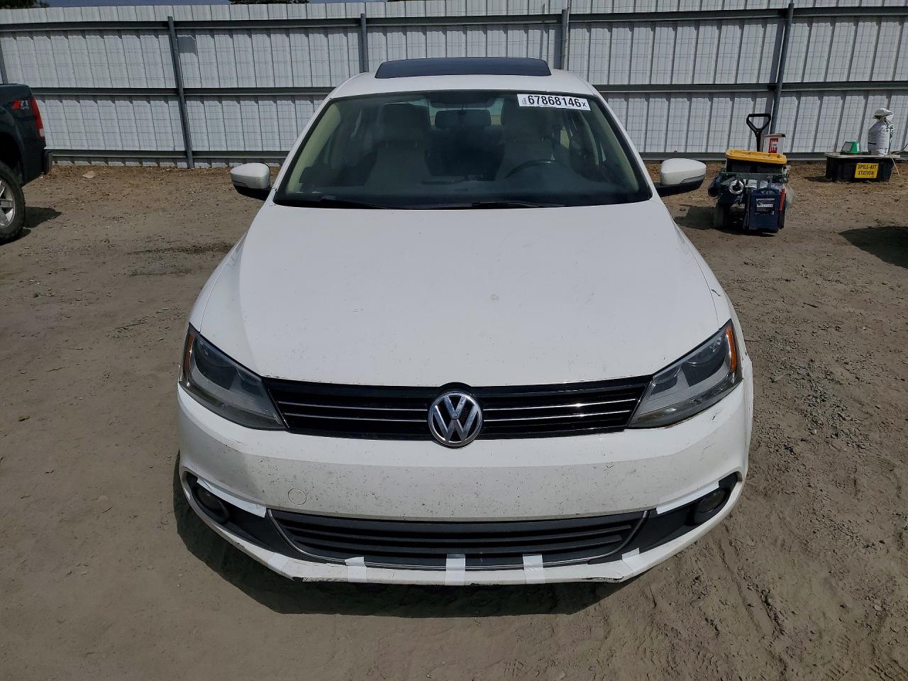 2013 Volkswagen Jetta Sel White vin: 3VWLP7AJ4DM358405