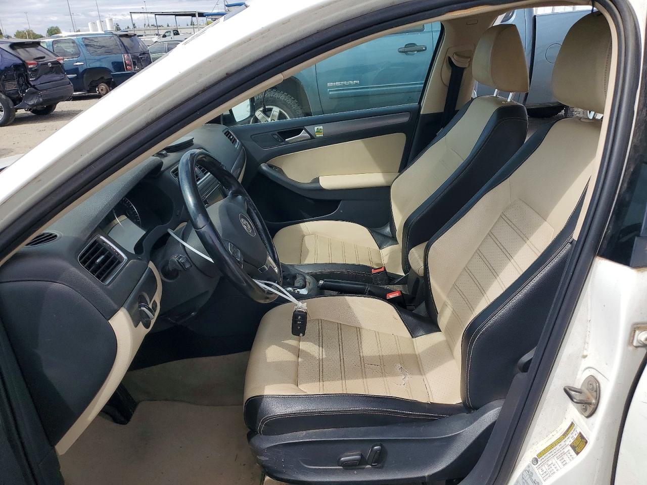 2013 Volkswagen Jetta Sel White vin: 3VWLP7AJ4DM358405