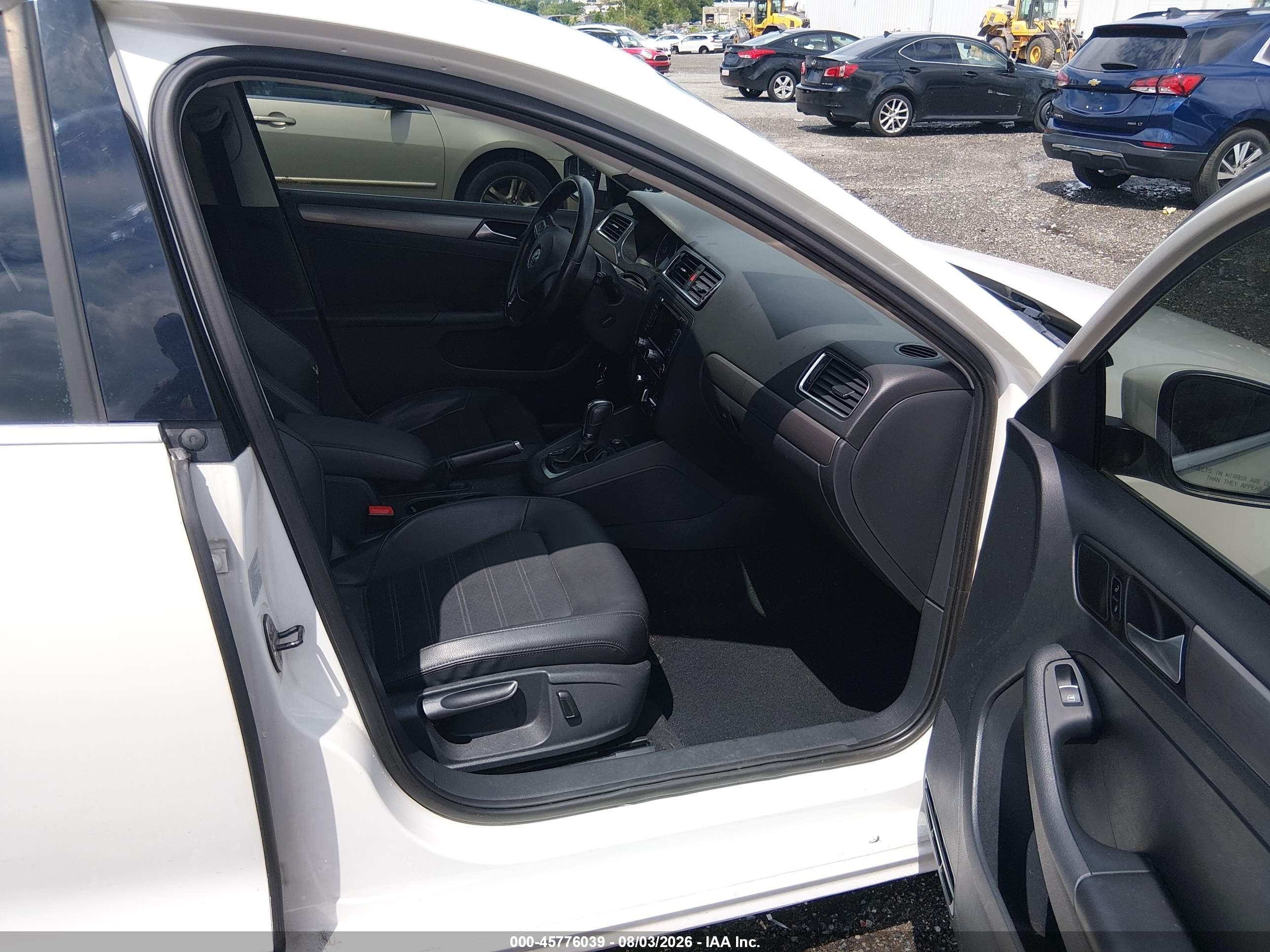 2013 Volkswagen Jetta 2.5l Sel White vin: 3VWLP7AJ4DM397530