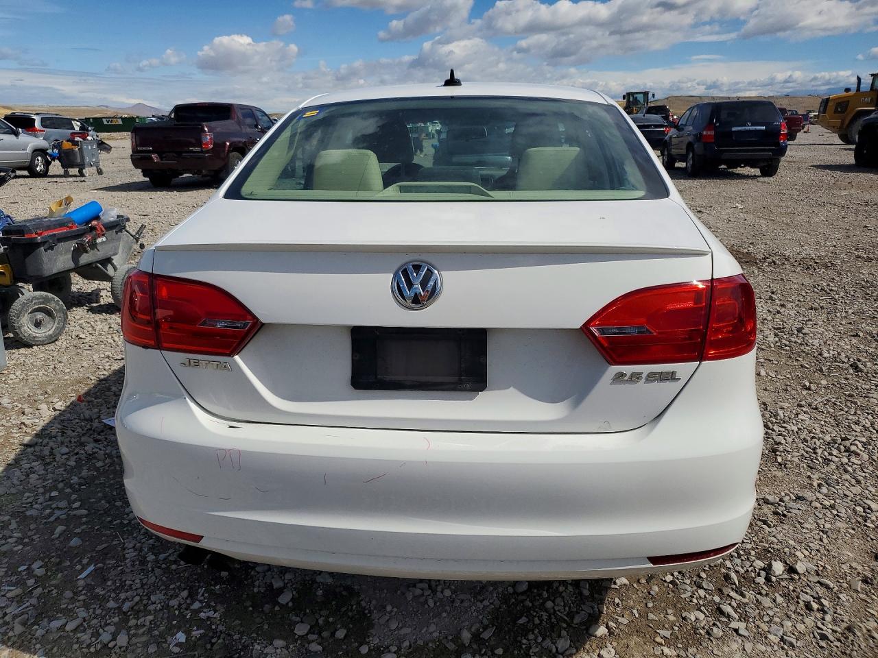 2013 Volkswagen Jetta Sel White vin: 3VWLP7AJ4DM434673