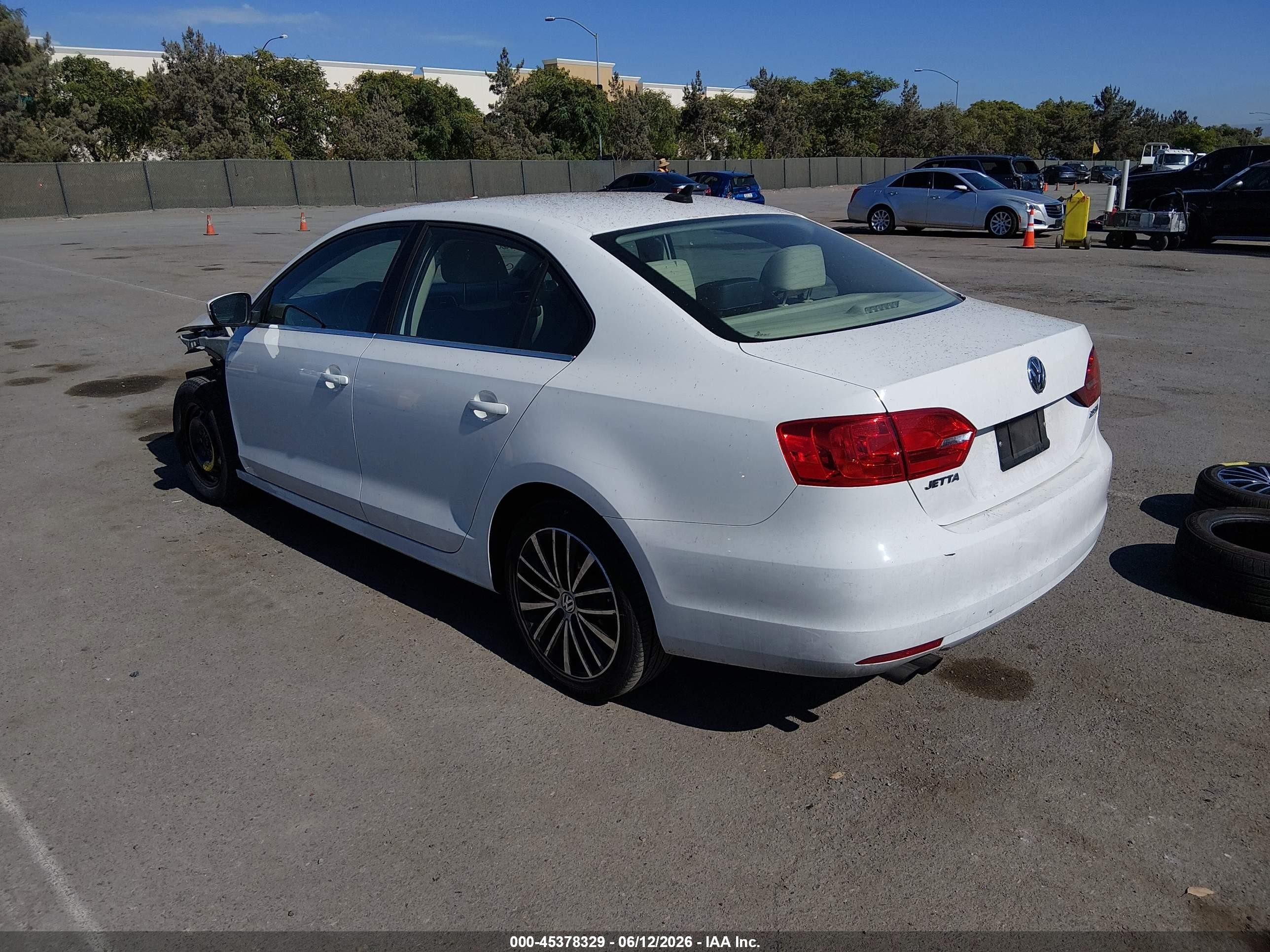 2012 Volkswagen Jetta 2.5l Sel Premium White vin: 3VWLP7AJ5CM395056