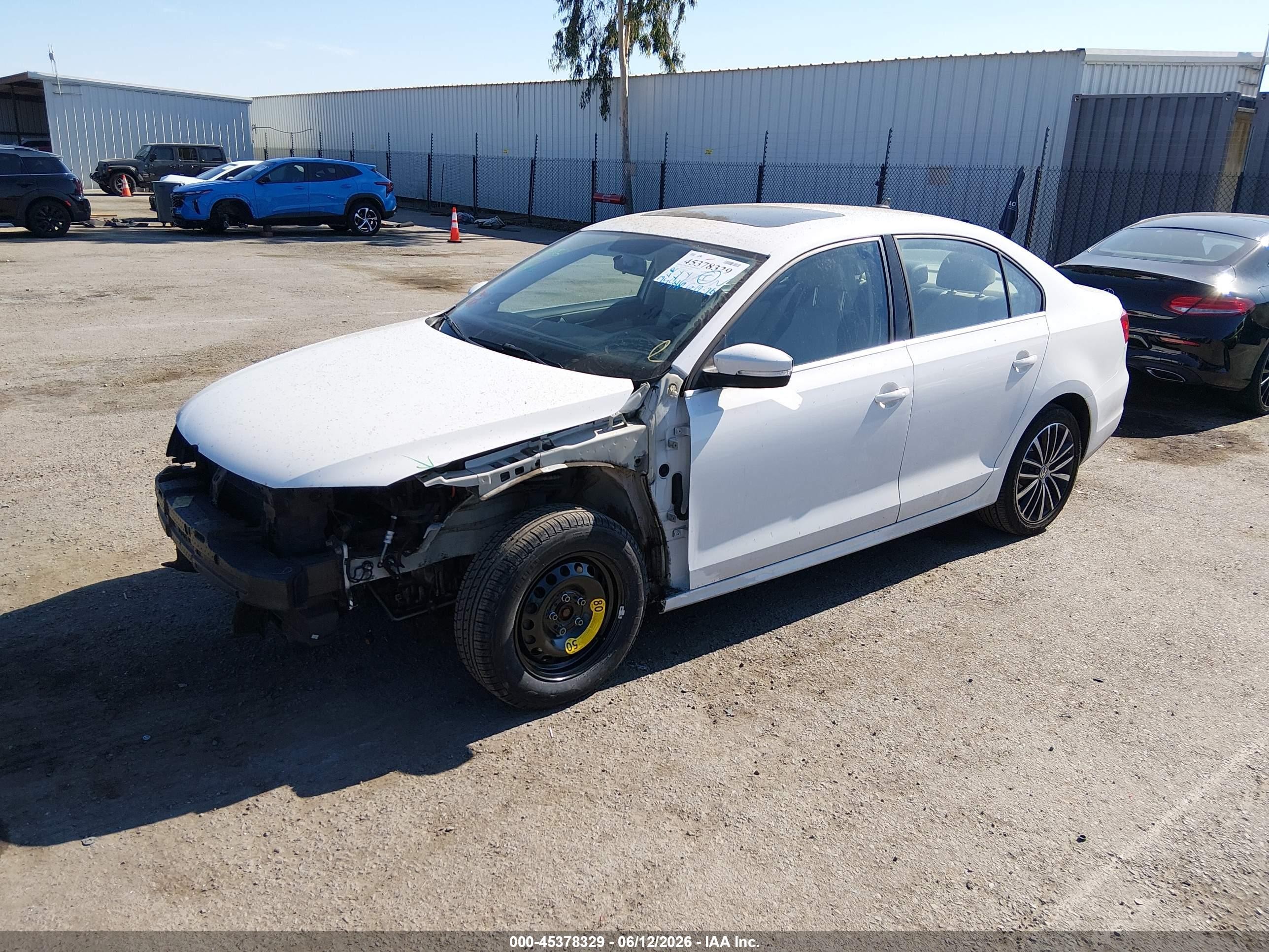 2012 Volkswagen Jetta 2.5l Sel Premium White vin: 3VWLP7AJ5CM395056
