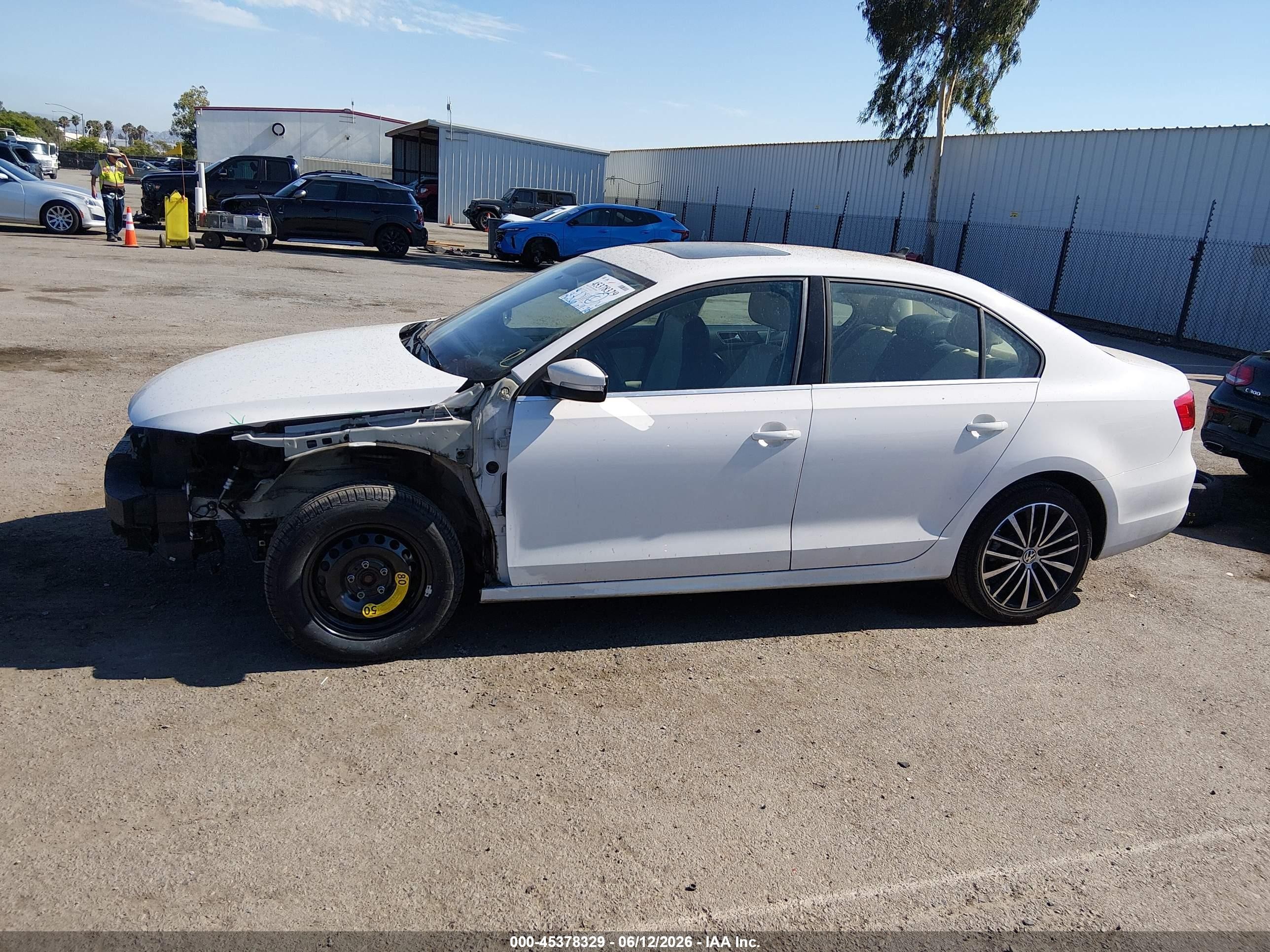 2012 Volkswagen Jetta 2.5l Sel Premium White vin: 3VWLP7AJ5CM395056
