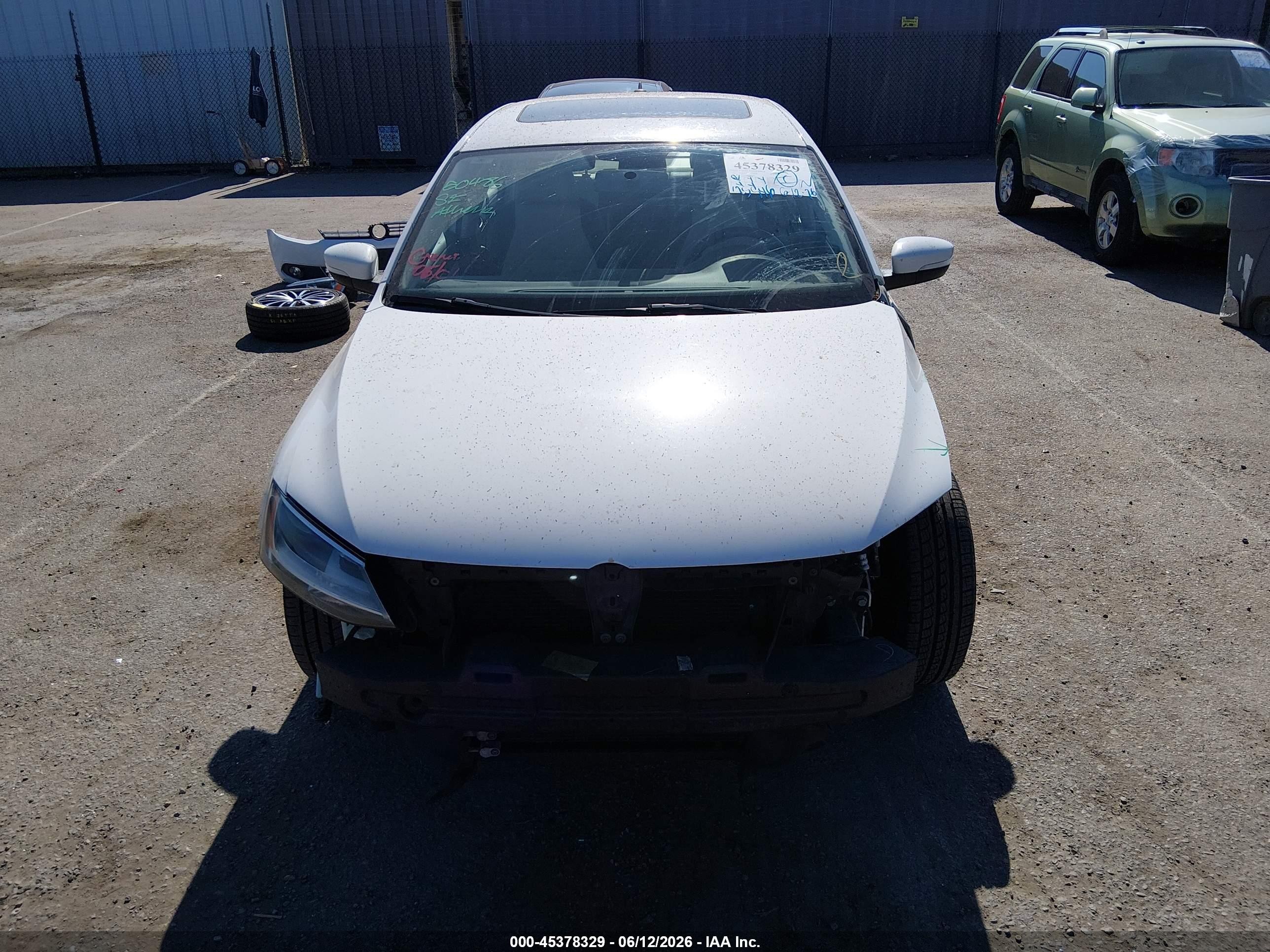 2012 Volkswagen Jetta 2.5l Sel Premium White vin: 3VWLP7AJ5CM395056