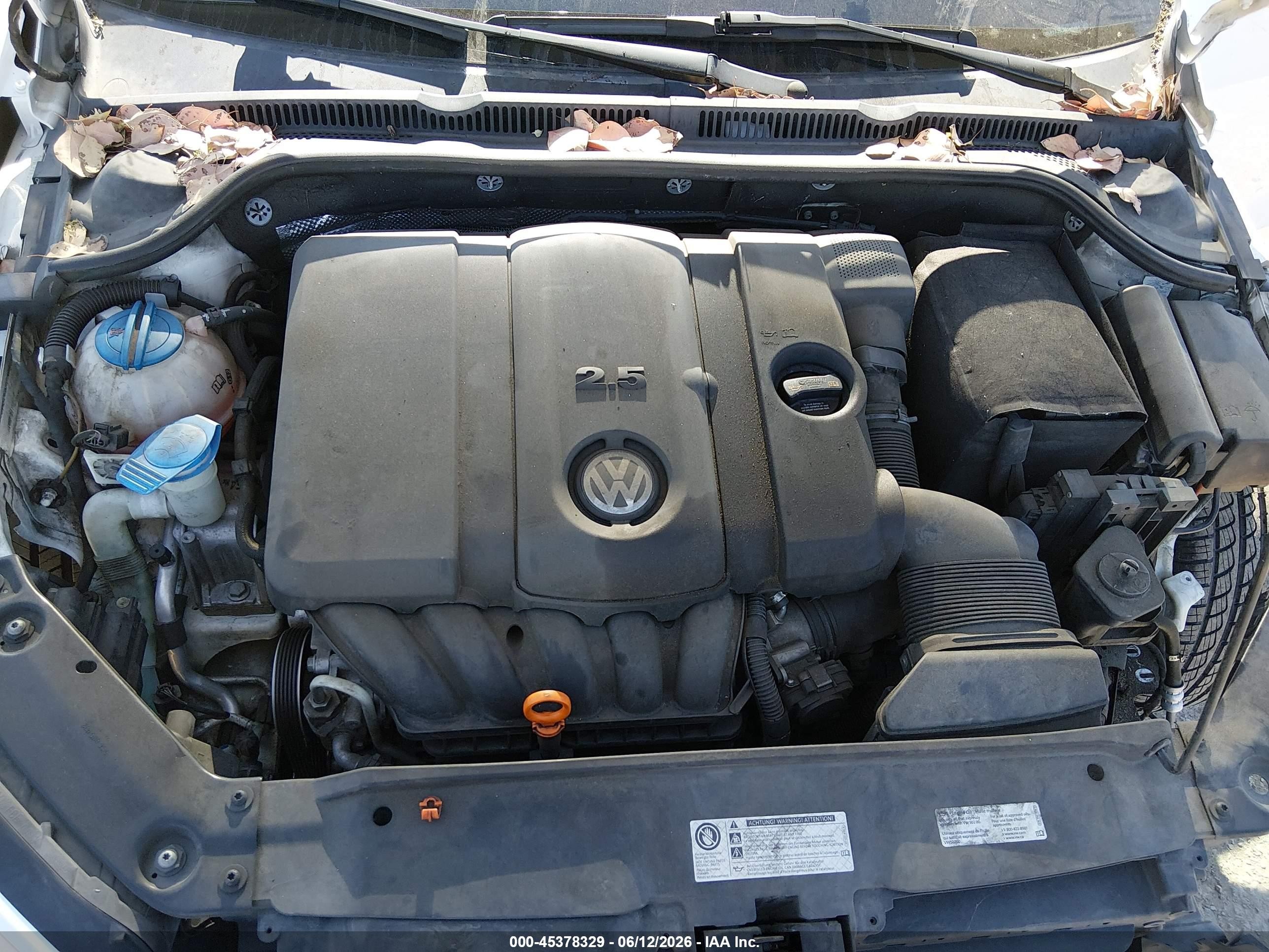 2012 Volkswagen Jetta 2.5l Sel Premium White vin: 3VWLP7AJ5CM395056