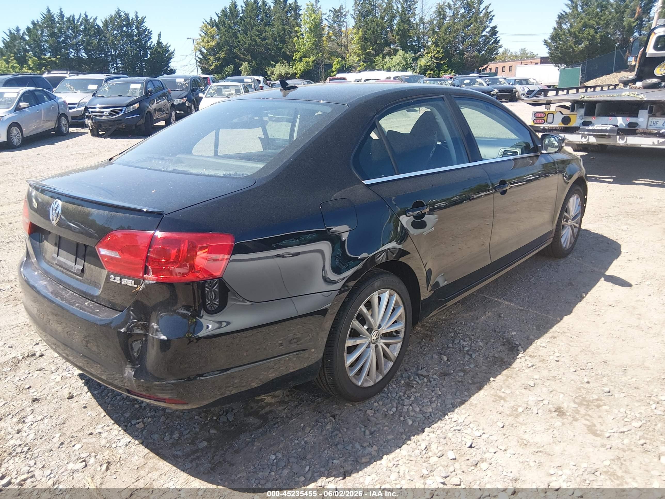 2013 Volkswagen Jetta 2.5l Sel Black vin: 3VWLP7AJ5DM387976