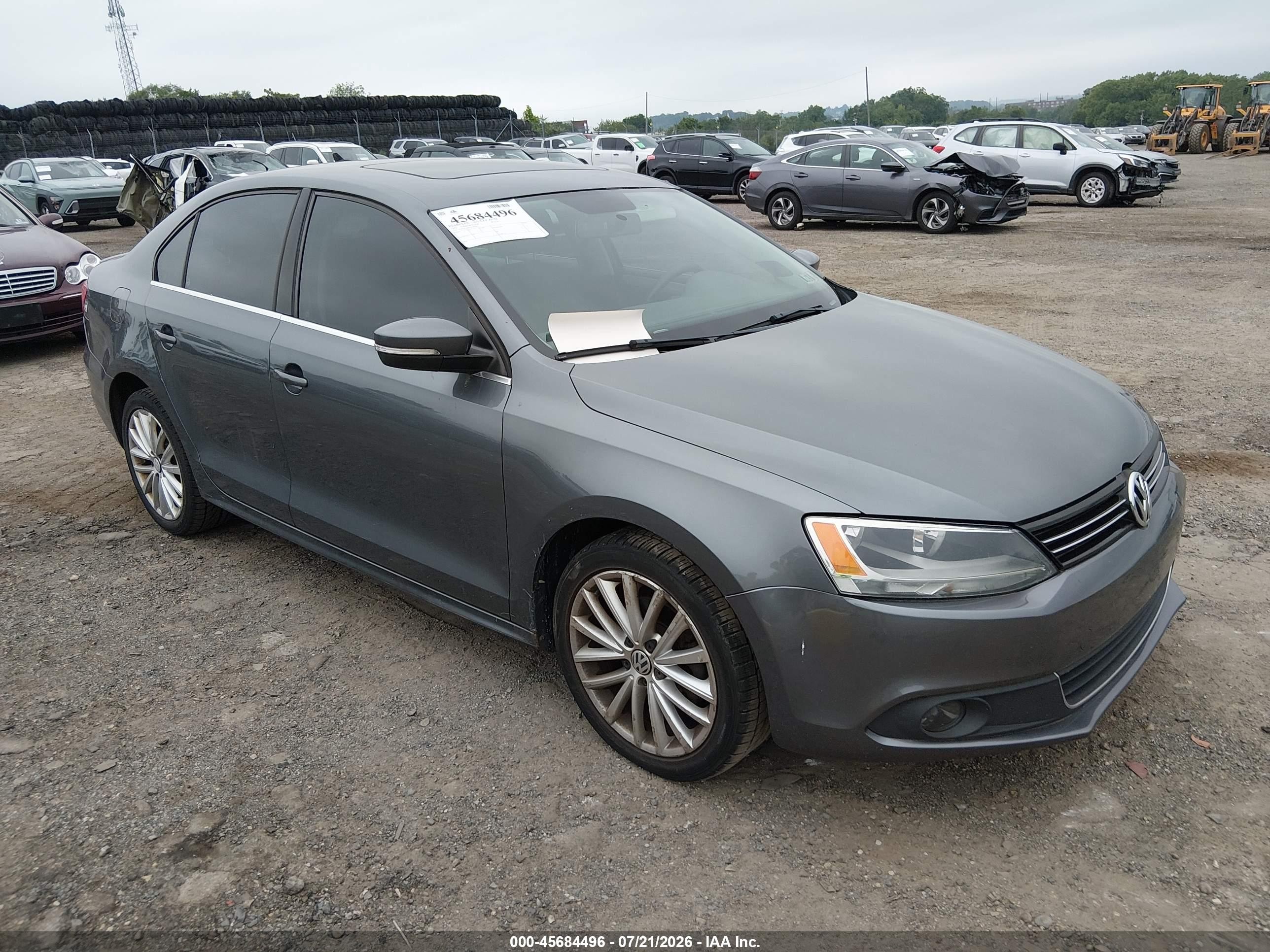 2012 Volkswagen Jetta 2.5l Sel Gray vin: 3VWLP7AJ6CM320446