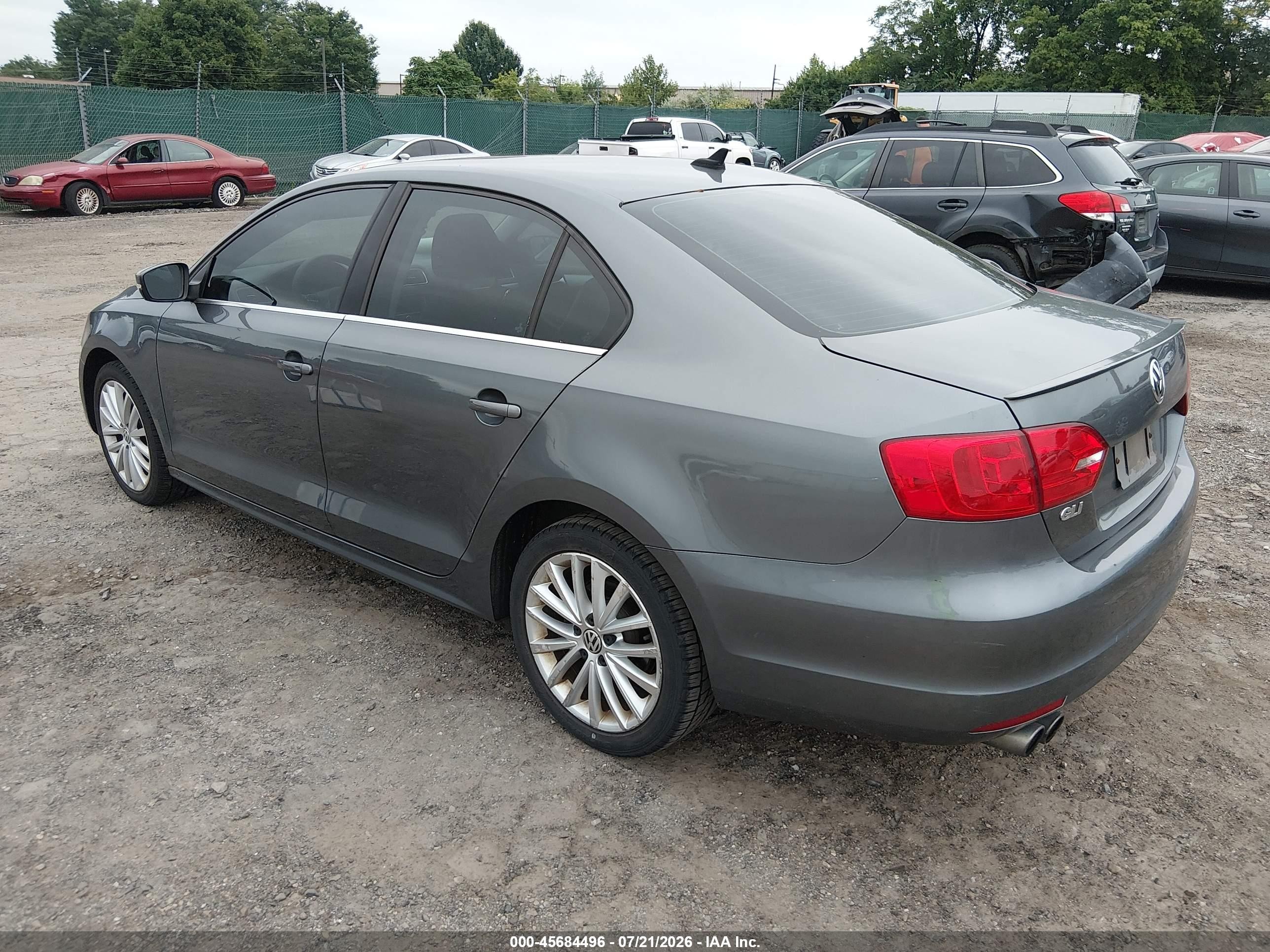 2012 Volkswagen Jetta 2.5l Sel Gray vin: 3VWLP7AJ6CM320446