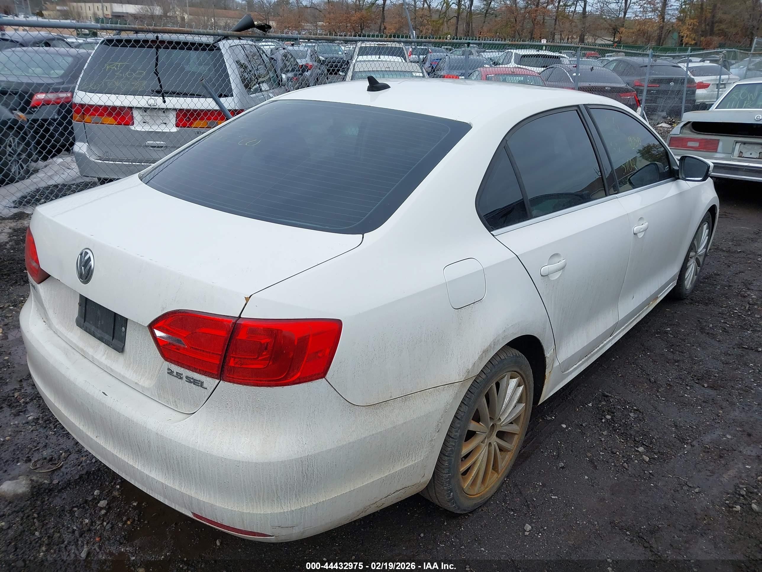 2012 Volkswagen Jetta 2.5l Sel White vin: 3VWLP7AJ6CM469049